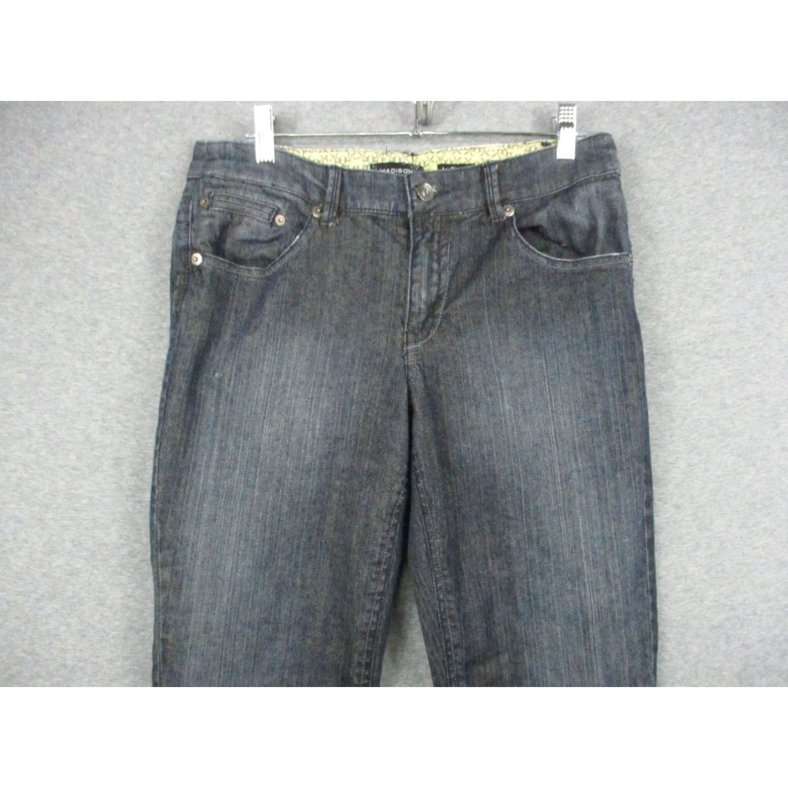 Madison Madison Jeanswear Modern Boot Denim 8 Women's Blue Cotton Blend Mid Rise Jeans Size 30" / US 8 / IT 44 - 2 Thumbnail