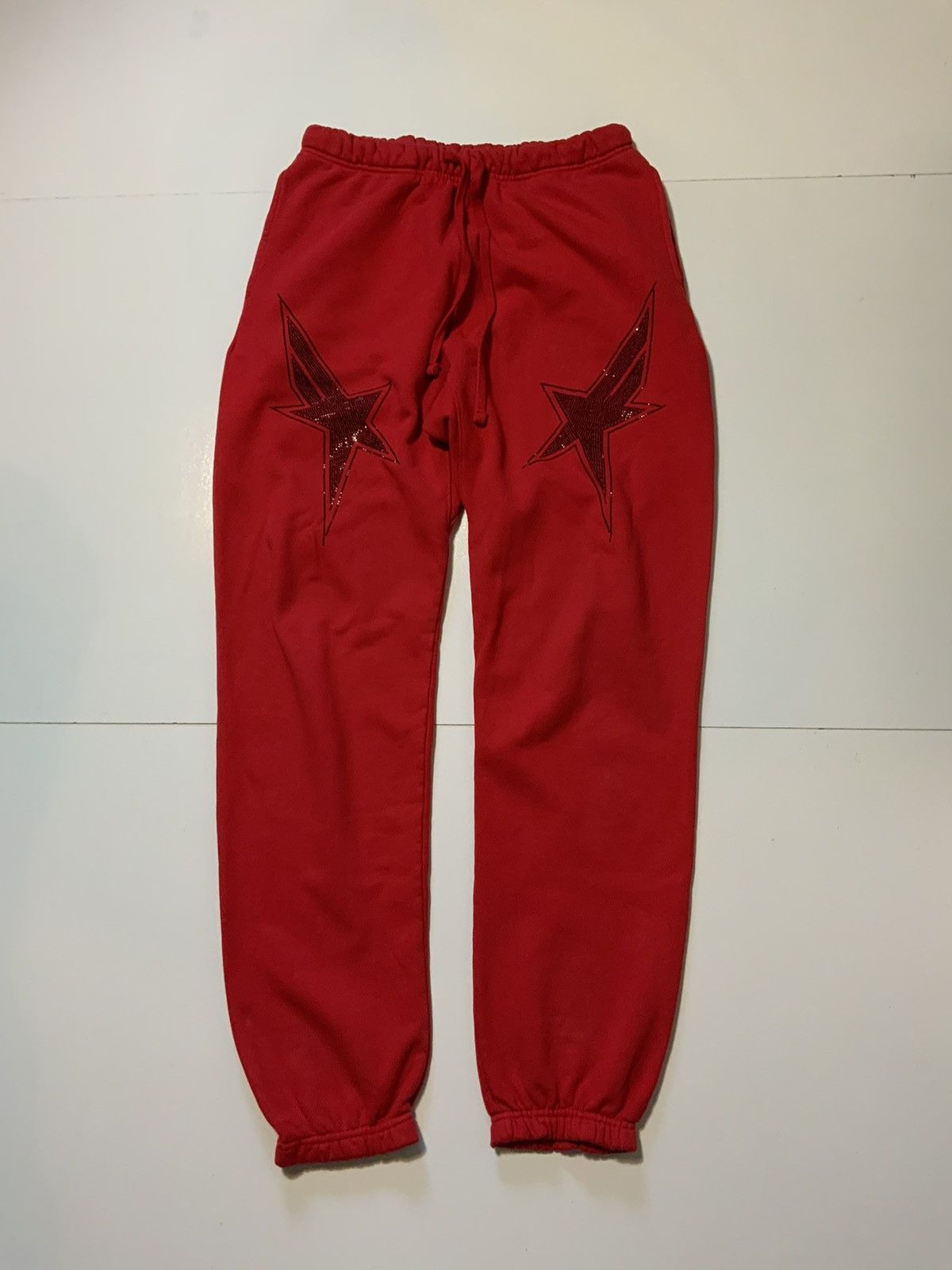 Other FUCCUUWANT Rhinestone Star Heavyweight Jogger Sweatpants Size US 32 / EU 48 - 1 Thumbnail