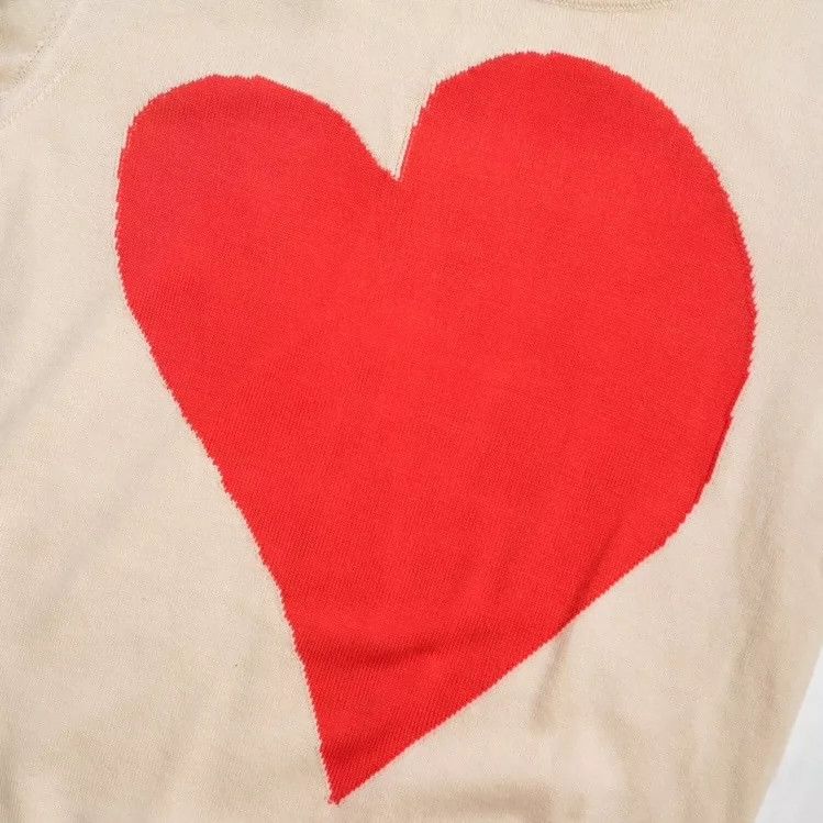 Vivienne Westwood Vivienne Westwood Lovely red heart knit sweater Size S / US 4 / IT 40 - 4 Thumbnail
