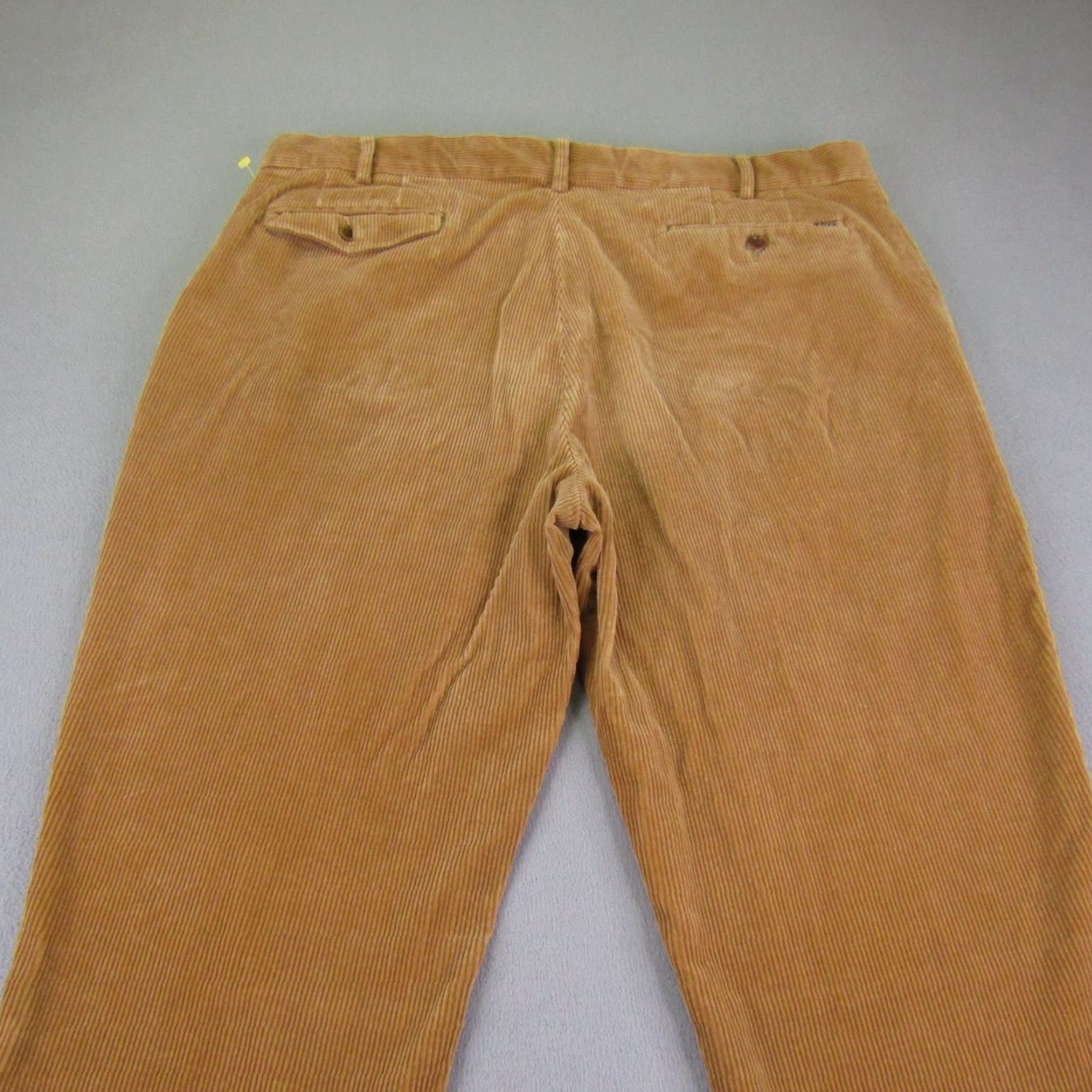 Polo Ralph Lauren VINTAGE Polo Ralph Lauren Pants Mens 40x30 Chino Corduroy Beige Khaki Regular Stretch Front Pockets 1990s Mens Size US M / EU 48-50 / 2 - 7 Thumbnail