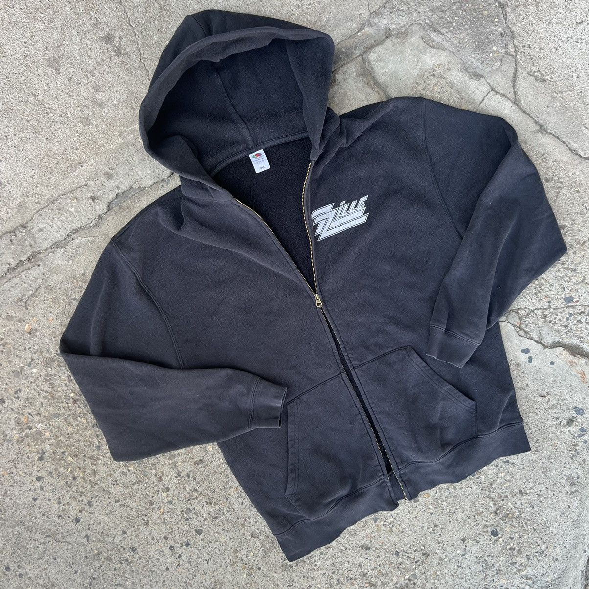 Band Tees × Vintage Vintage 90s Motorhead zip Hoodie England Heavy Metal Black Size US L / EU 52-54 / 3 - 3 Thumbnail