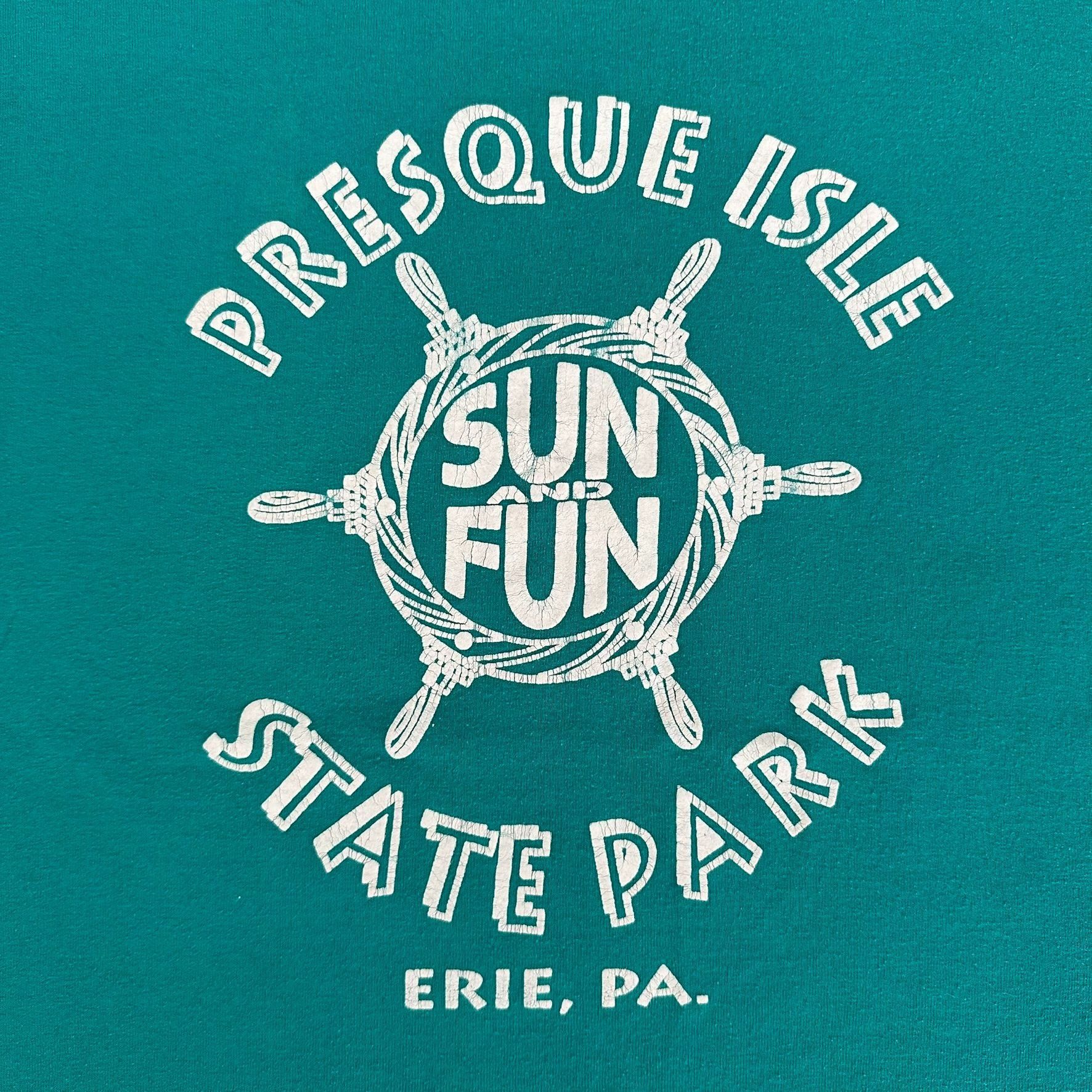 Jerzees Vintage Y2K Presque Isle State Park T-Shirt Erie PA Tee Size US L / EU 52-54 / 3 - 2 Thumbnail