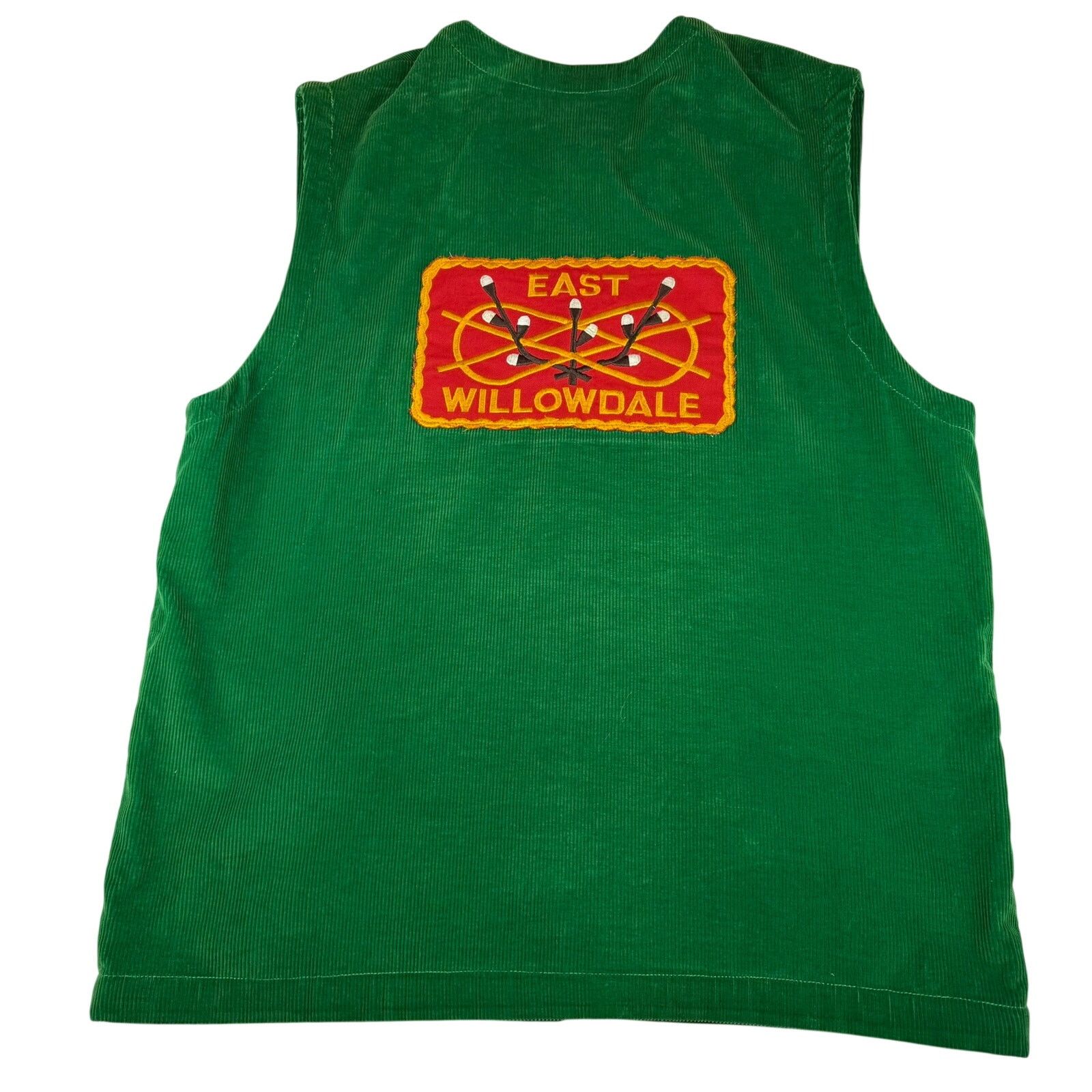 Other Vintage Girl Scouts Green Corduroy Vest East Willowdale Size XL / US 12-14 / IT 48-50 - 2 Thumbnail