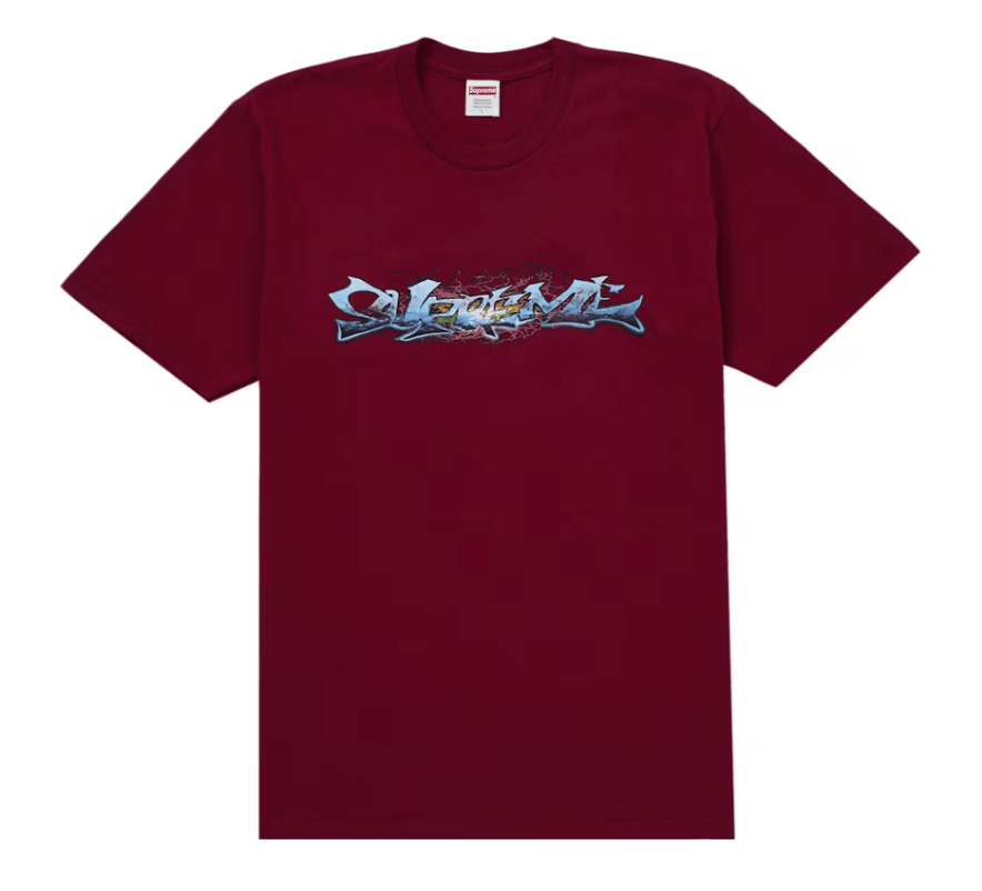 Supreme Supreme Tag Tee Cardinal Size L Size US L / EU 52-54 / 3 - 2 Thumbnail