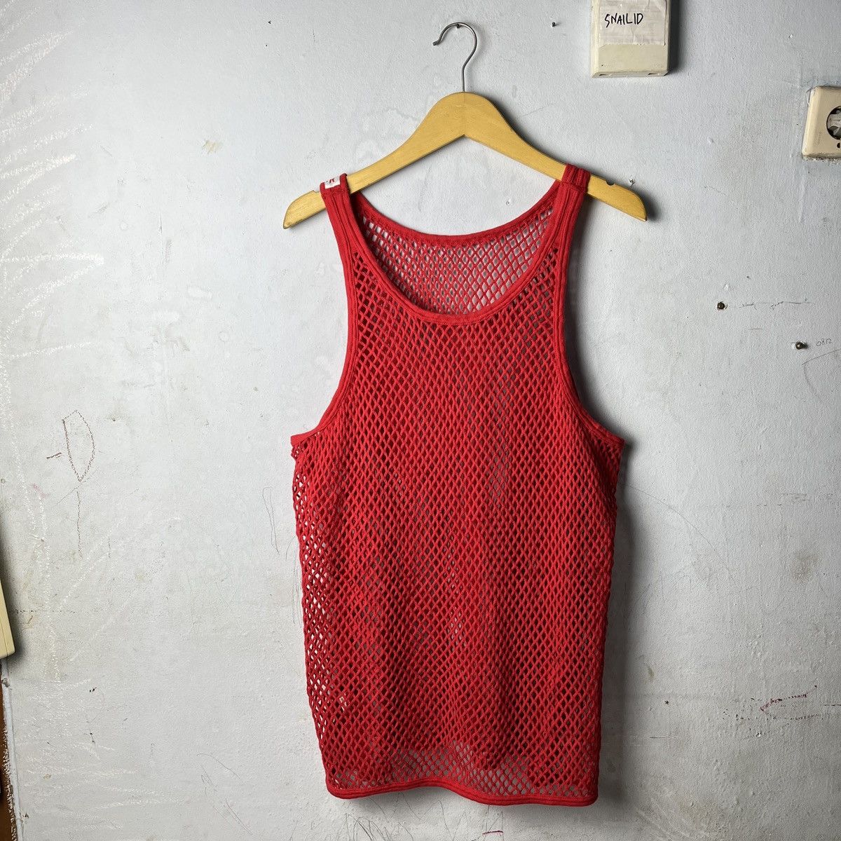MasterPiece Vintage Masterpiece Mesh String Tank Tops Size US XXL / EU 58 / 5 - 1 Thumbnail
