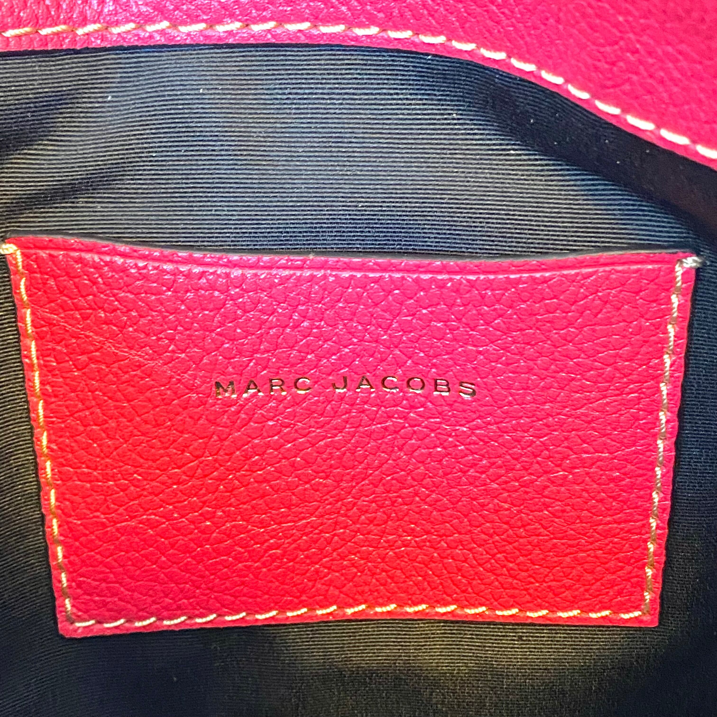 Marc Jacobs Marc Jacobs Leather Shoulder Bag Pink Size ONE SIZE - 10 Thumbnail