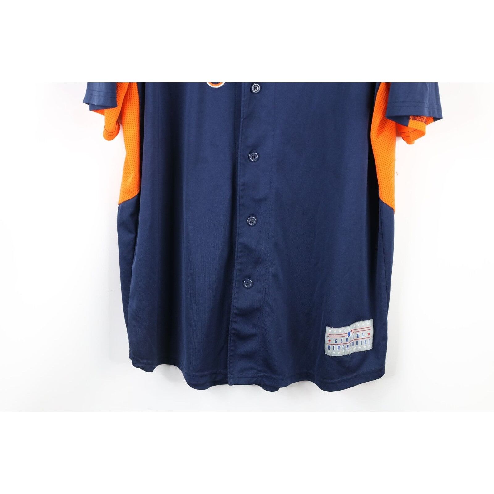 Vintage Vintage Distressed Spell Out Detroit Tigers Baseball Jersey Size US XL / EU 56 / 4 - 4 Thumbnail