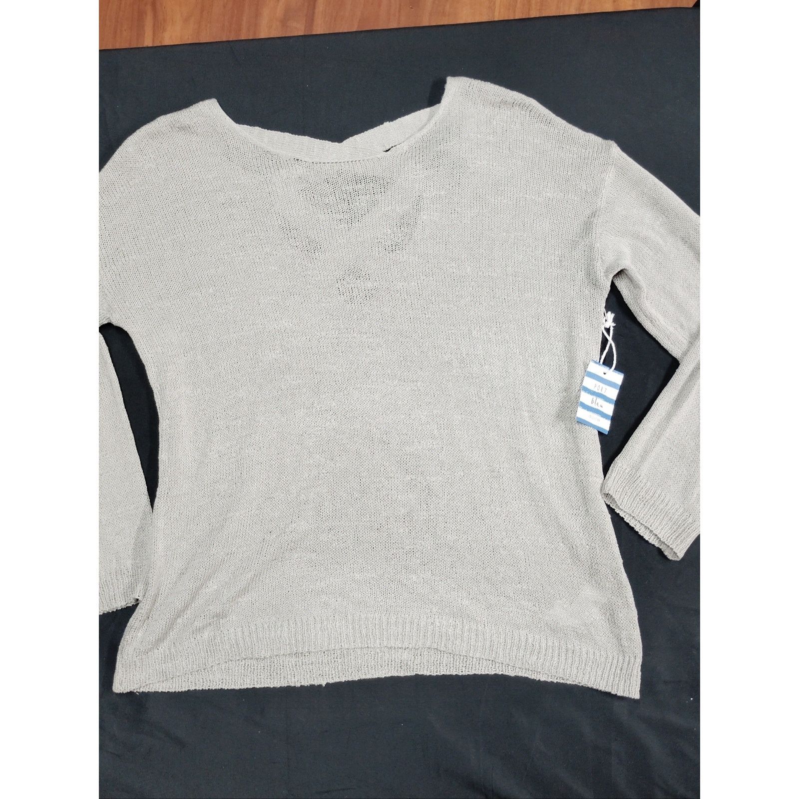 Forever 21 Forever 21 Light Taupe Crisscross Back Knit Sweater Size M / US 6-8 / IT 42-44 - 2 Thumbnail