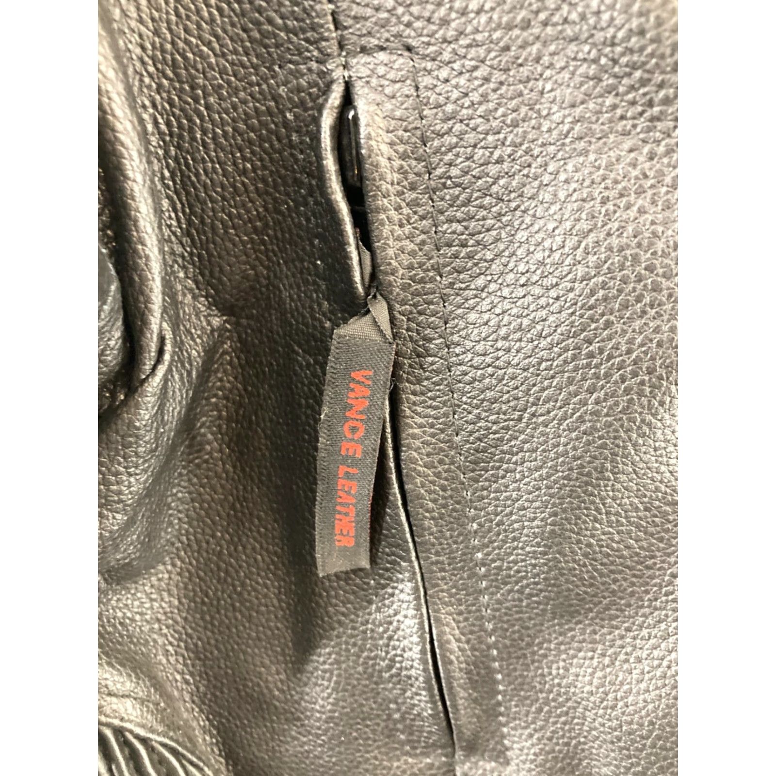 Vintage Vance Leather Jacket Womens Small Black Motorcycle Jacket Size S / US 4 / IT 40 - 6 Thumbnail