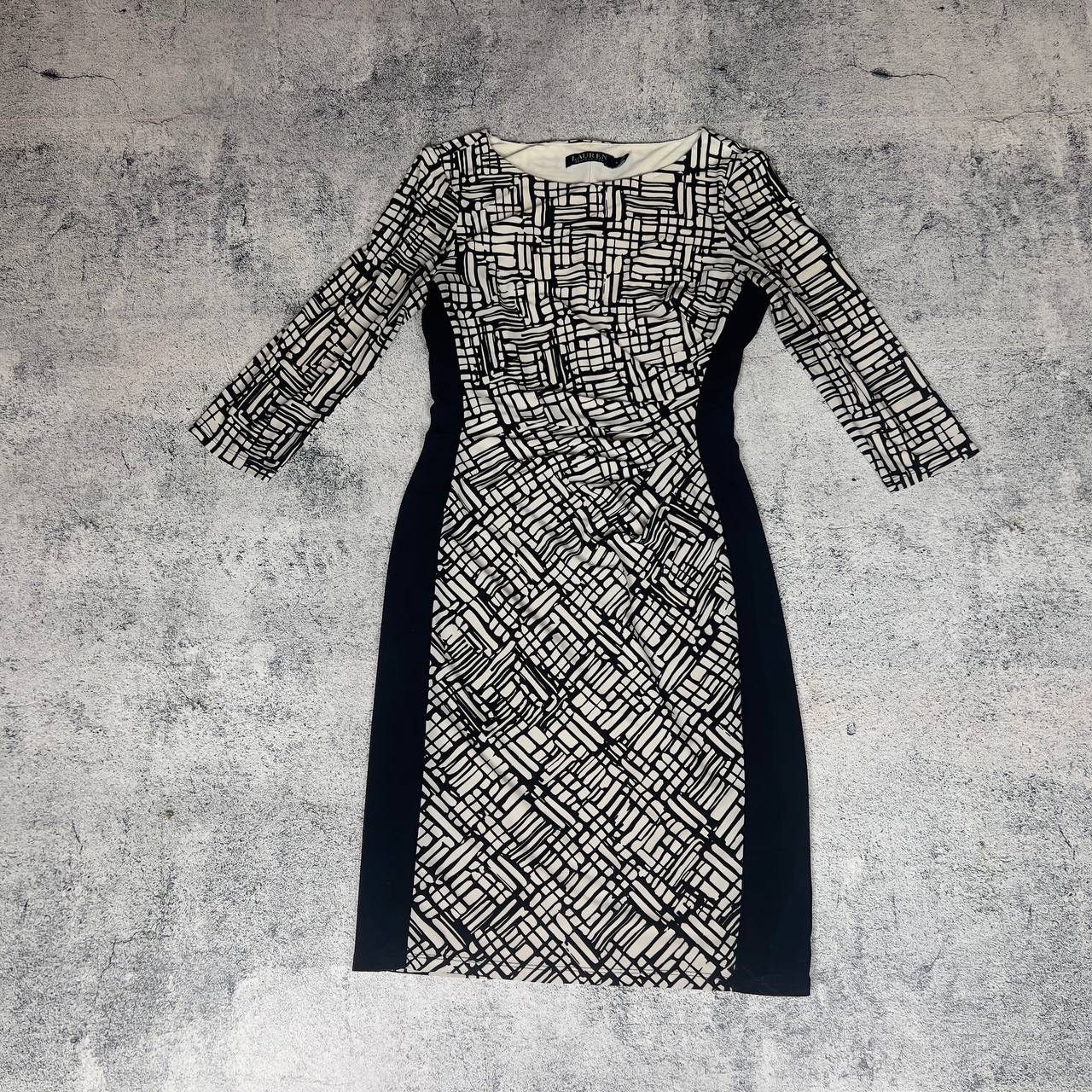 Lauren Ralph Lauren Lauren Ralph Lauren Women's Dress Size 4 White Black ‘ Size S / US 4 / IT 40 - 1 Thumbnail