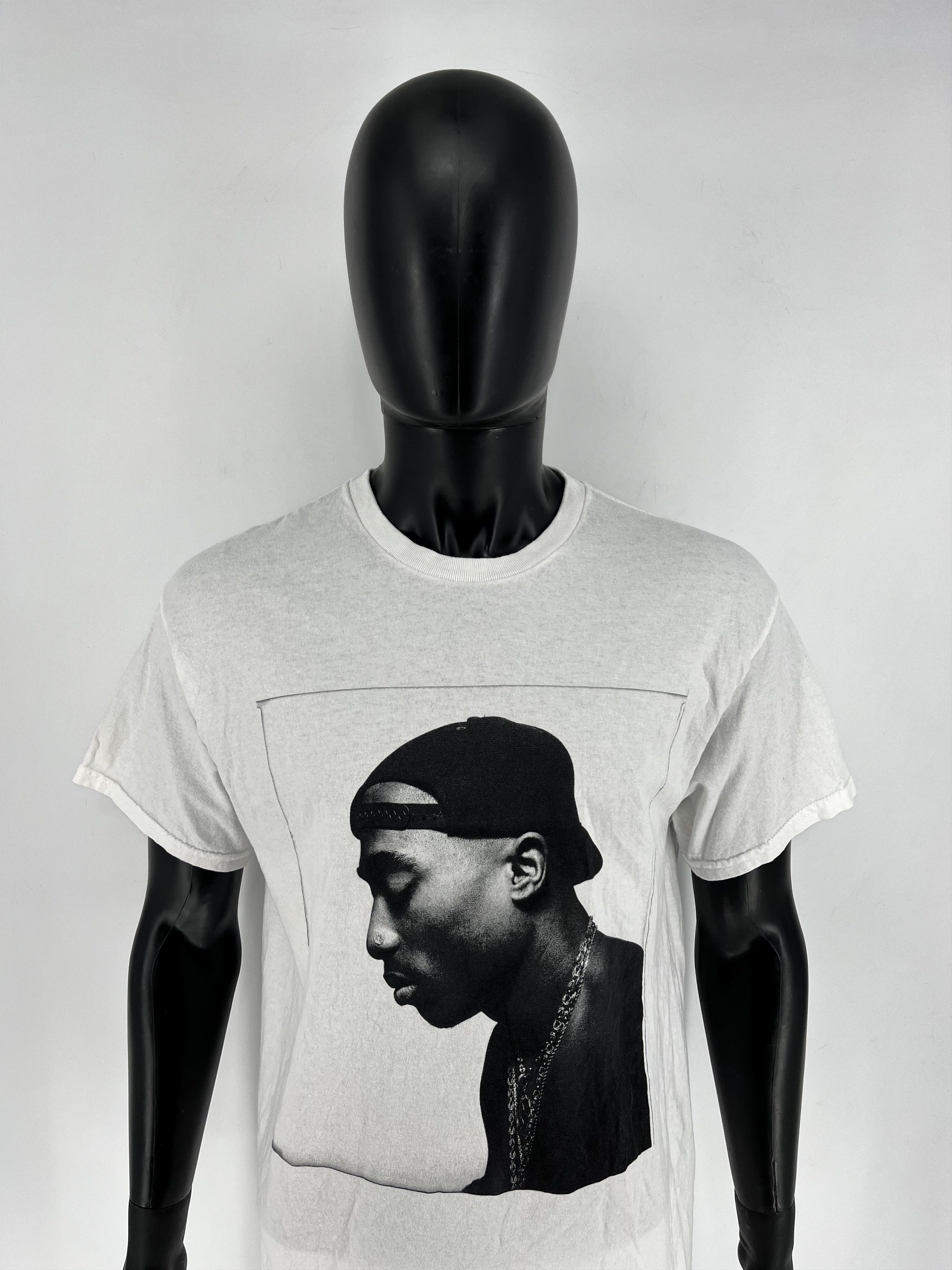 Band Tees Vintage Y2K 2PAC Tupac Shakur HipHop Rap Tee Size M Size US M / EU 48-50 / 2 - 8 Thumbnail