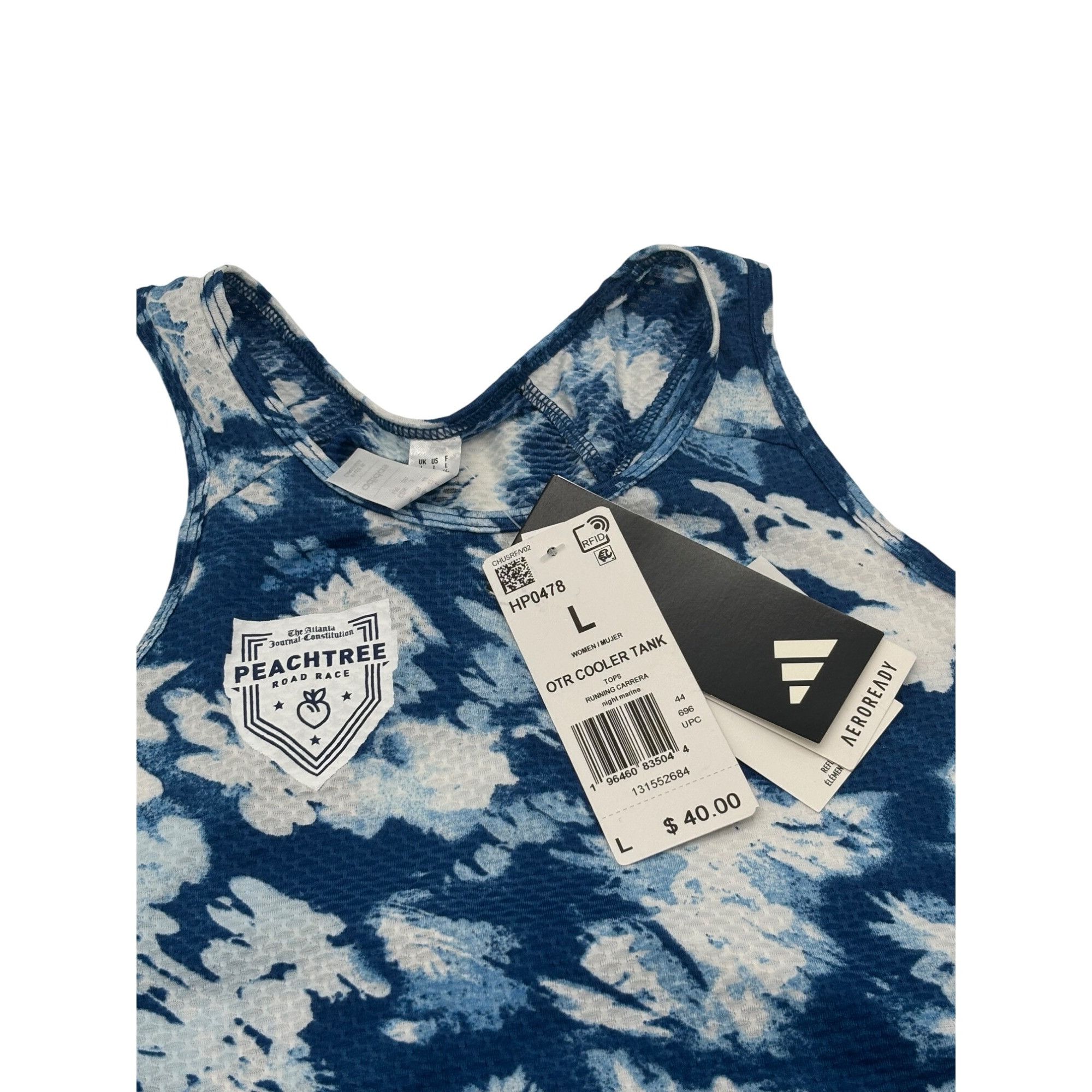 Adidas Adidas Women’s Own the Run Cooler Tank, Peachtree Road Race, Size L / US 10 / IT 46 - 5 Thumbnail