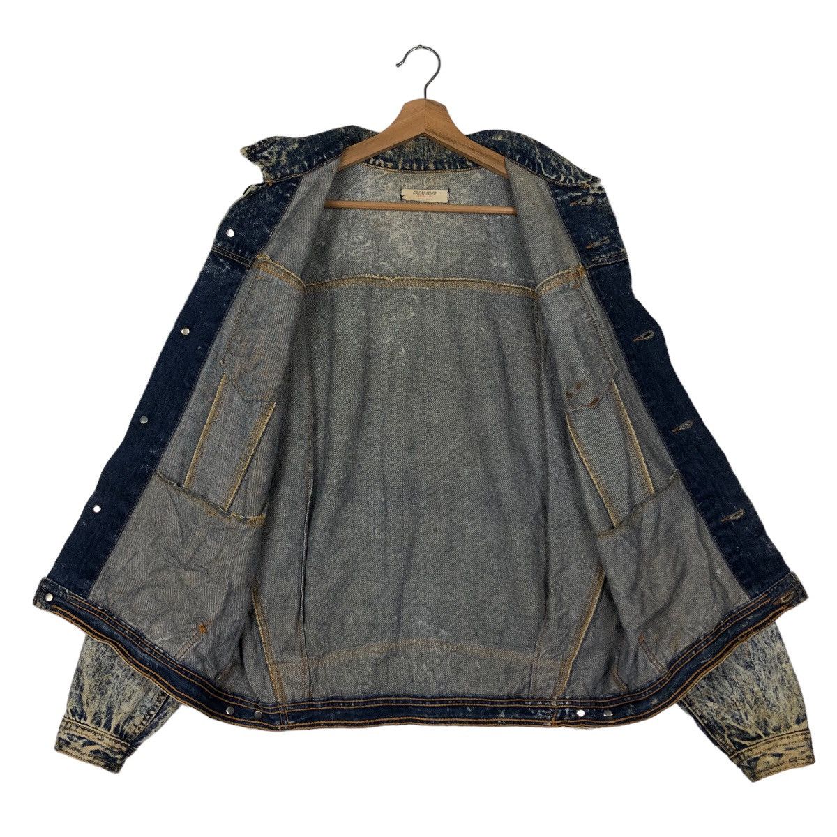 Japanese Brand 🔥90’s Vintage Denim Jacket Bomber Great Mind Japan Made Size US M / EU 48-50 / 2 - 10 Thumbnail