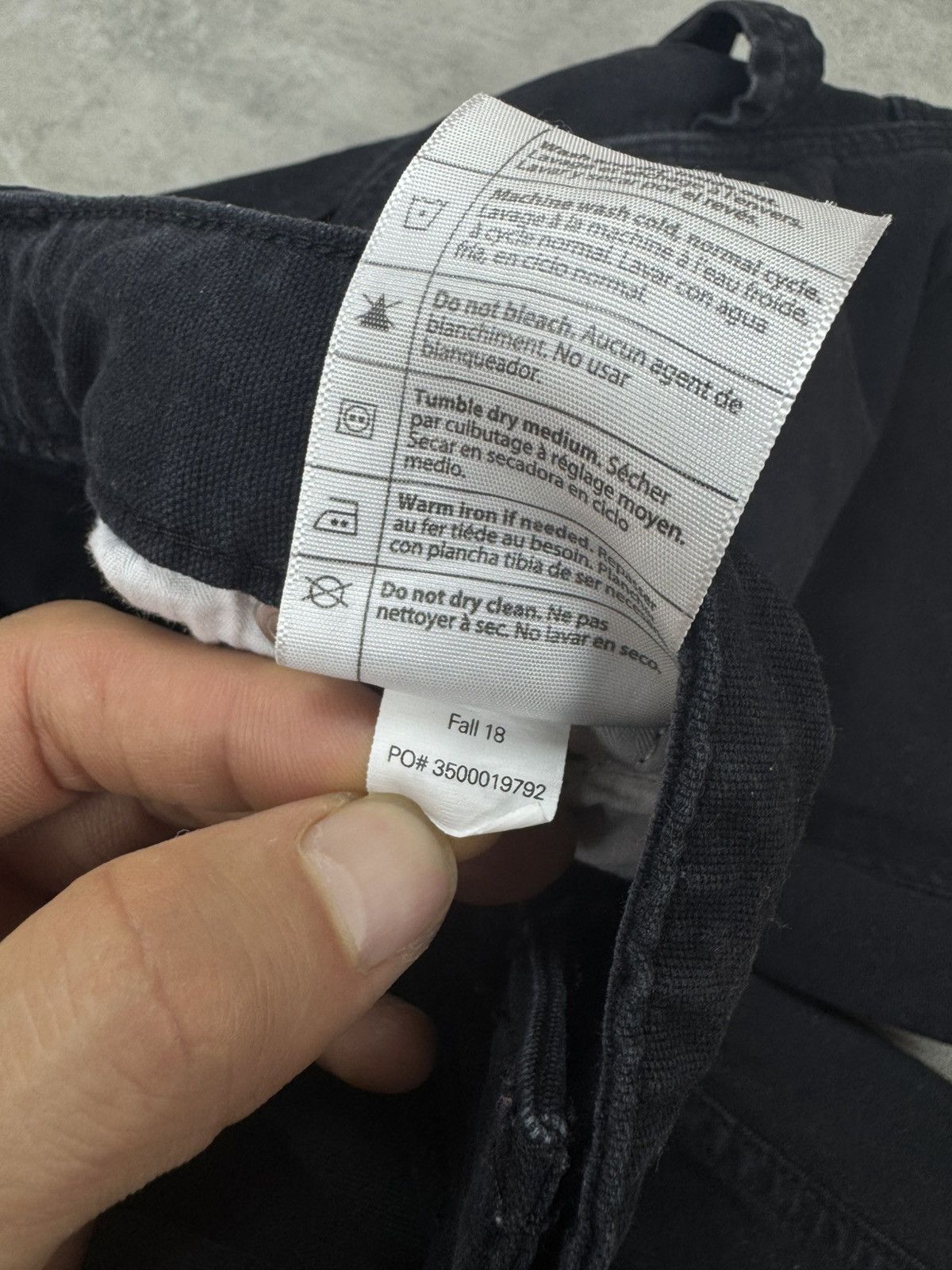 Carhartt Carhartt Originals Fit Womens Work Pants Black Size 12 Size 34" / US 12 / IT 48 - 11 Thumbnail