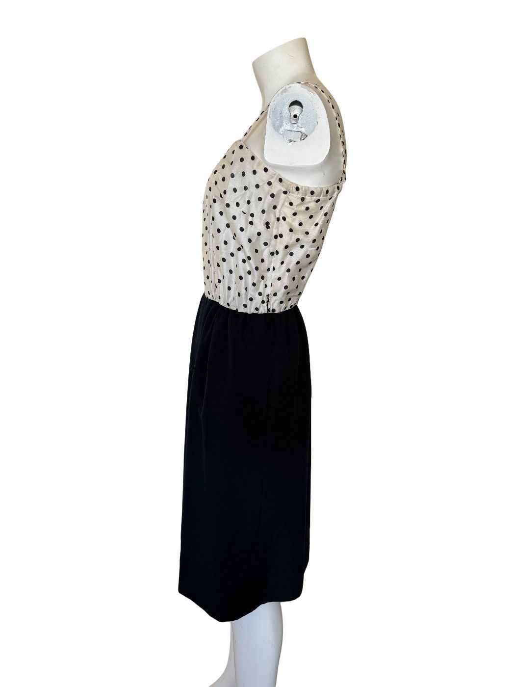Other Vintage dress women’s medium retro white black polka dot Size M / US 6-8 / IT 42-44 - 2 Thumbnail