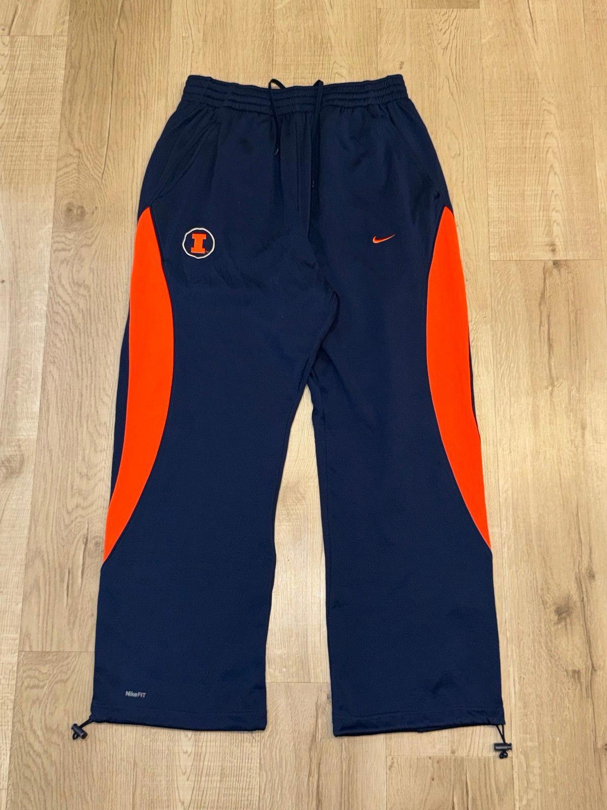 Nike Nike Team University Illinois Sweatpants Men’s XL Vintage Size 40" / US 18 - 1 Thumbnail