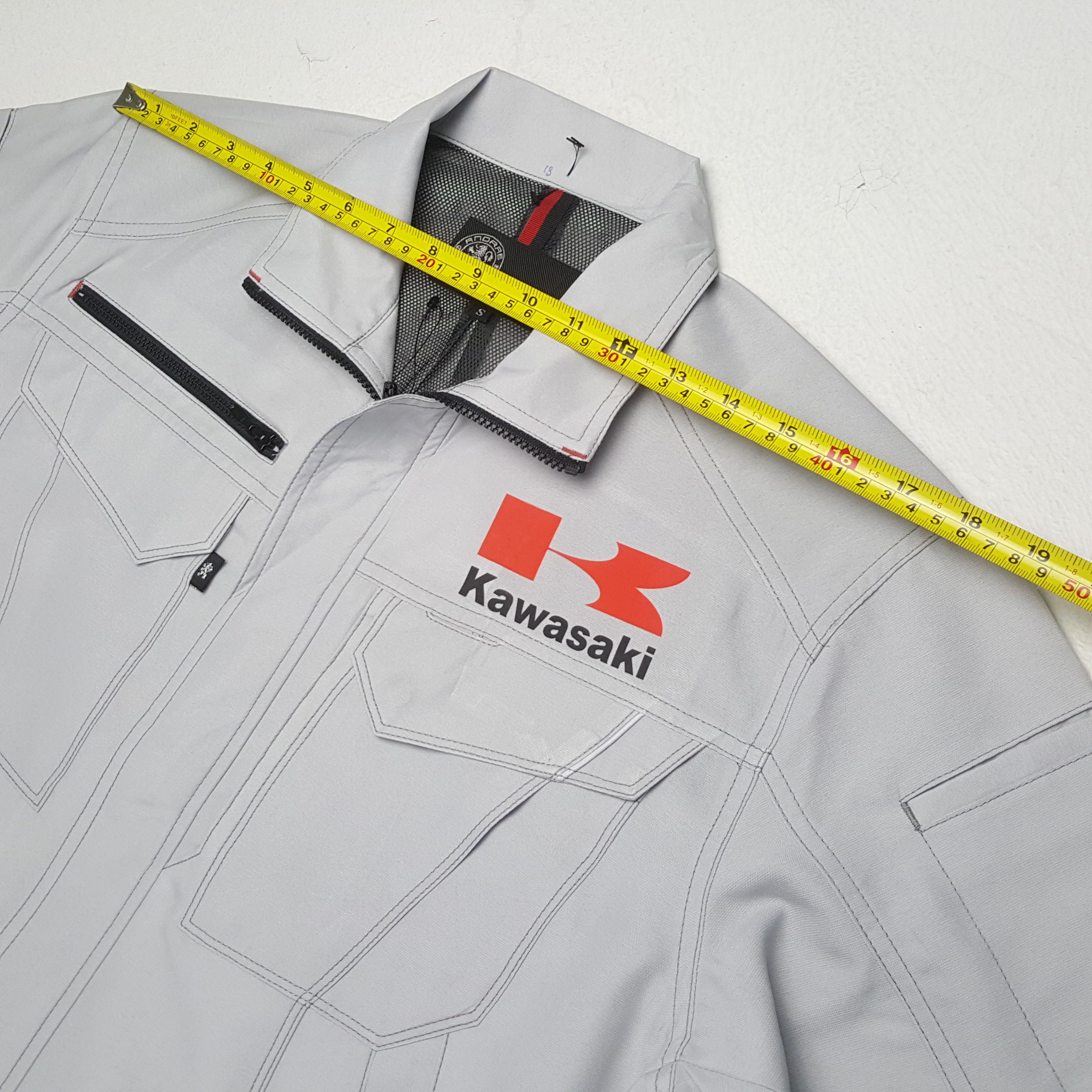 Japanese Brand × Vintage Vintage KAWASAKI Japanese Motorcycle Racing Custom Jacket Size US M / EU 48-50 / 2 - 5 Thumbnail