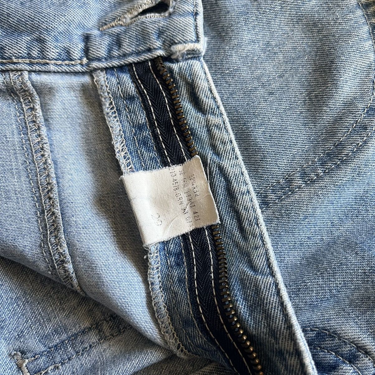 Lee Vintage 1990s Lee Riveted Baggy Light Wash Denim Jeans 32x30 Size US 32 / EU 48 - 8 Thumbnail