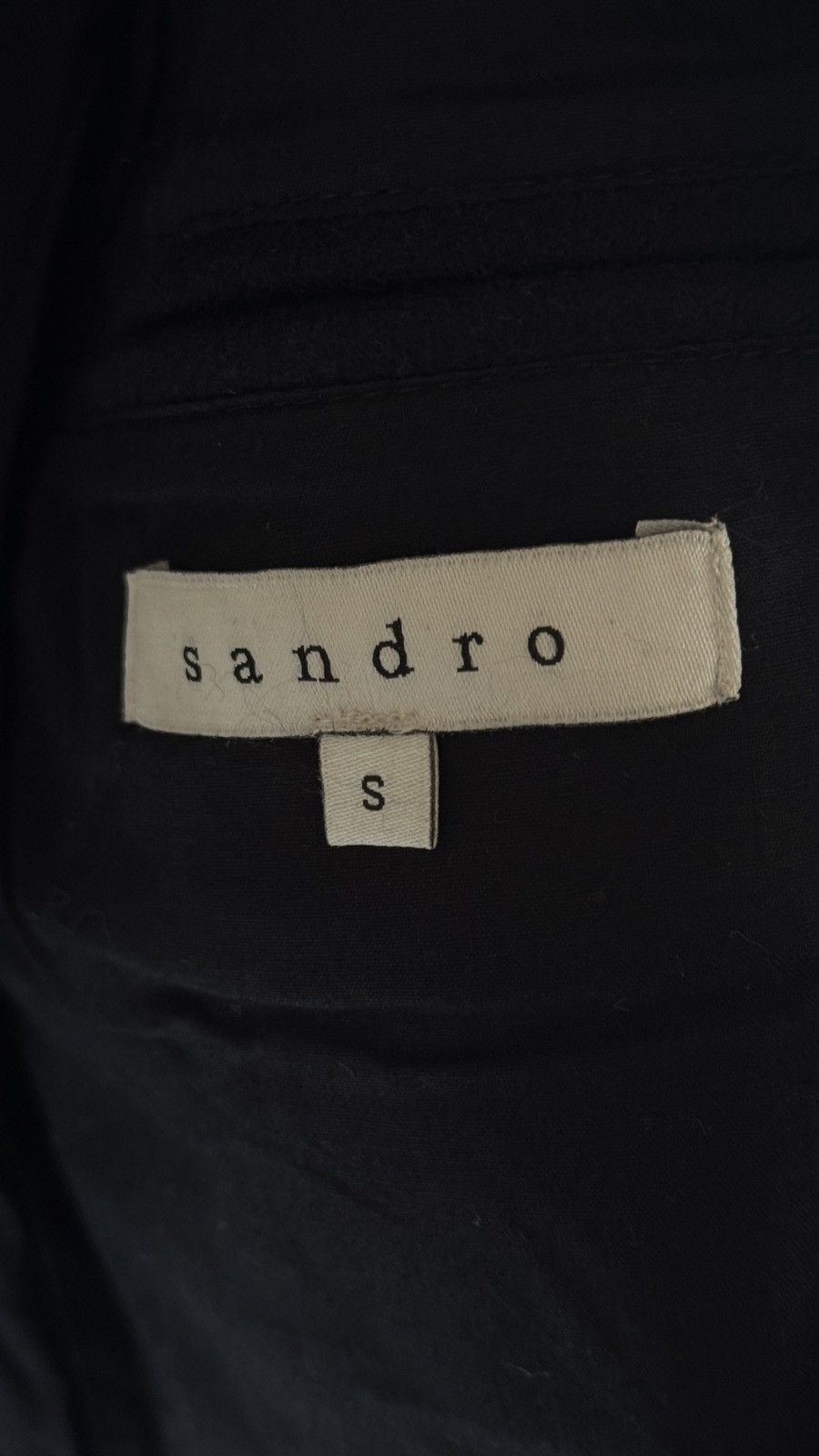 Sandro Sandro Wool & Leather Bomber Jacket Size US S / EU 44-46 / 1 - 4 Thumbnail