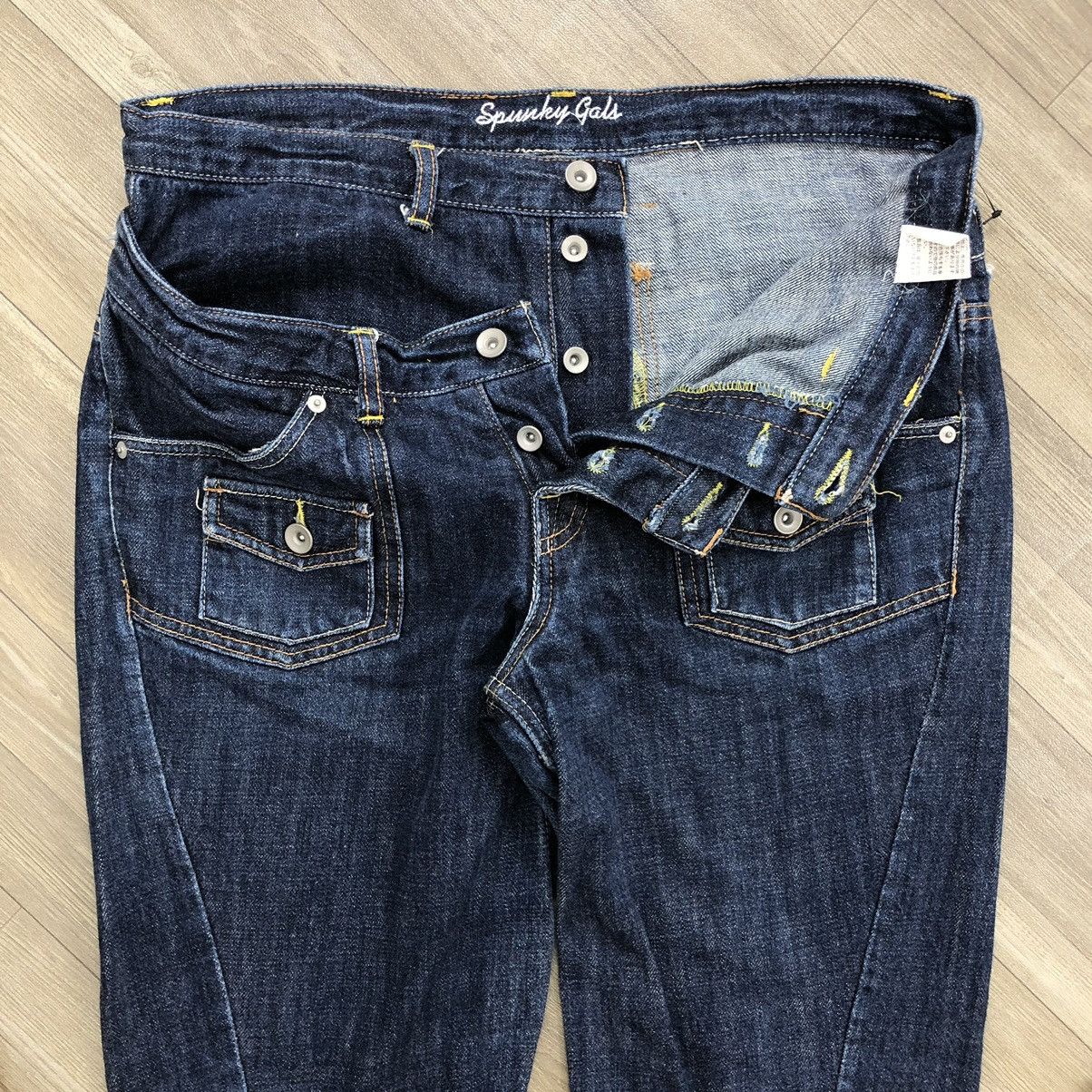 If Six Was Nine × Japanese Brand × PPFM Y2K Spunky Gals Double Waist Multipocket Bust Pants Jeans Size US 36 / EU 52 - 7 Thumbnail