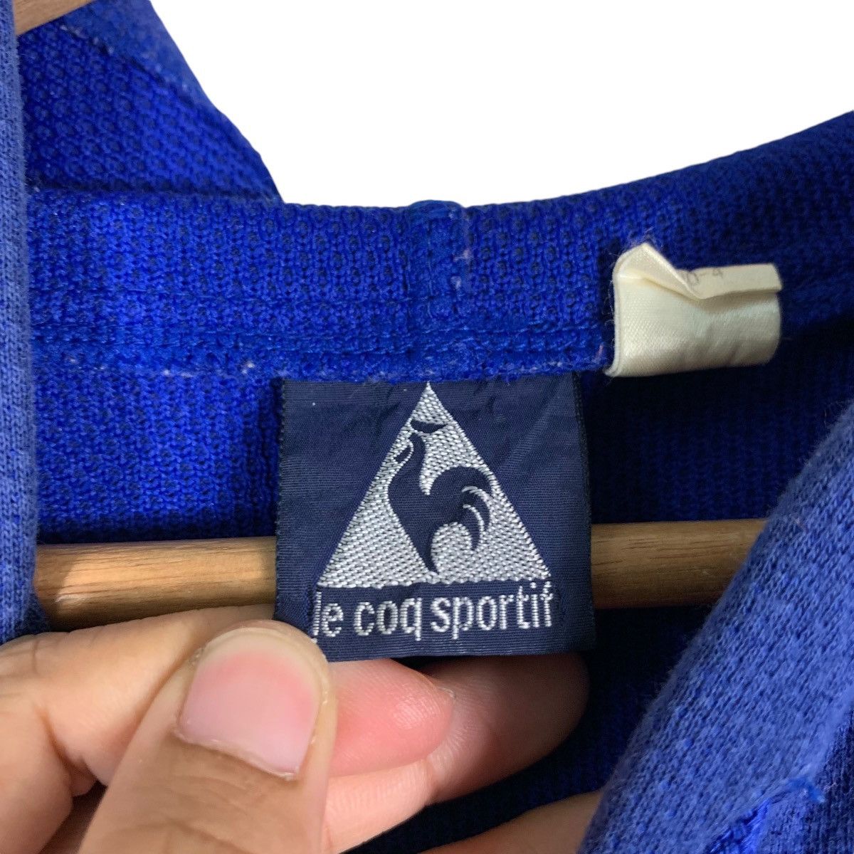 Le Coq Sportif 90's LE COQ SPORTIF Big Logo Pullover Hoodies #1409-C64 Size US M / EU 48-50 / 2 - 14 Thumbnail