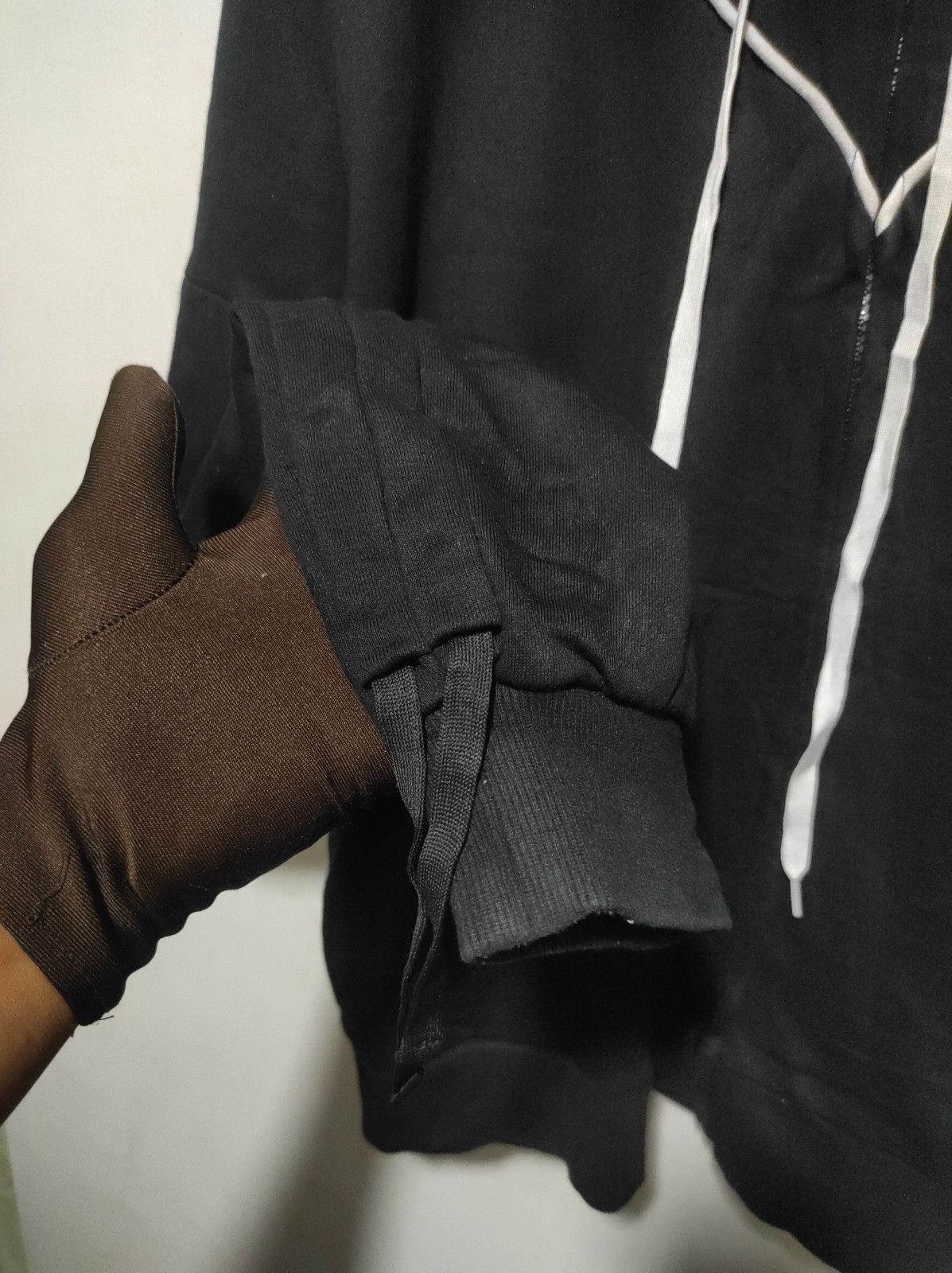 Japanese Brand Unknow black zip fur hoodie ifsix LGB style Size US L / EU 52-54 / 3 - 6 Thumbnail