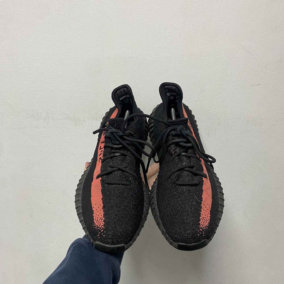 Adidas adidas Yeezy Boost 350 V2 Core Black Red Size US 12 / EU 45 - 3 Thumbnail