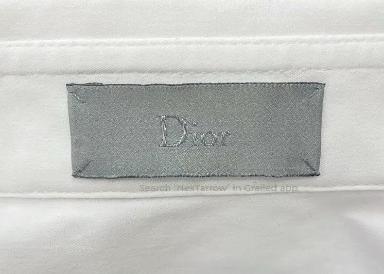 Dior Dior Size39 White embroidered shirt Size US XXS / EU 40 - 5 Thumbnail