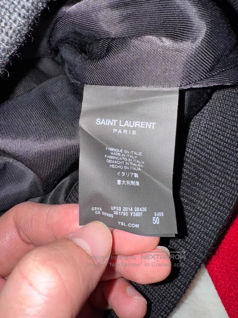Saint Laurent Paris Saint Laurent Paris Red Panther Print Baseball Jacket Size US M / EU 48-50 / 2 - 8 Thumbnail
