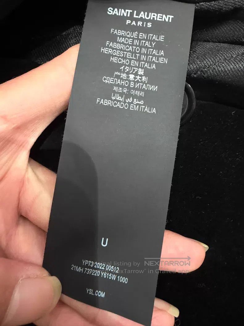 Saint Laurent Paris Saint Laurent Paris size F Crystal Cotton Coat Size US S / EU 44-46 / 1 - 5 Thumbnail
