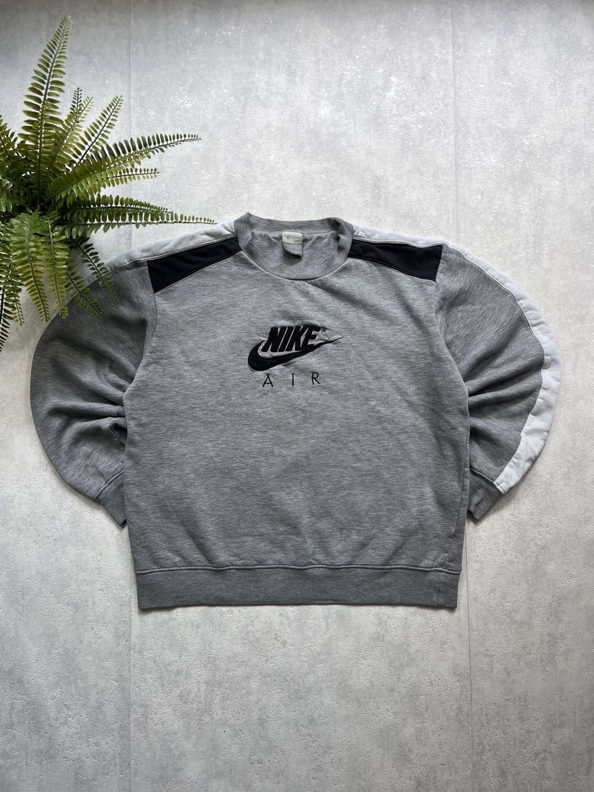 Nike 90’s NIKE AIR BIG LOGO RETRO CREWNECK SPELLOUT SWOOSH Y2K Size US M / EU 48-50 / 2 - 1 Thumbnail