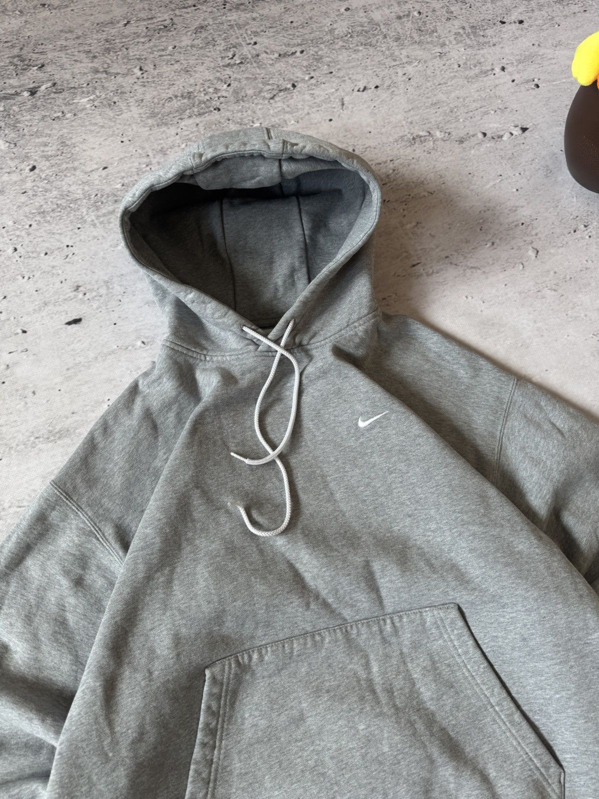 Nike × Vintage NIKE LAB BASIC 00s y2k OVERSIZE BAGGY HOODIE CENTER LOGO Size US M / EU 48-50 / 2 - 3 Thumbnail