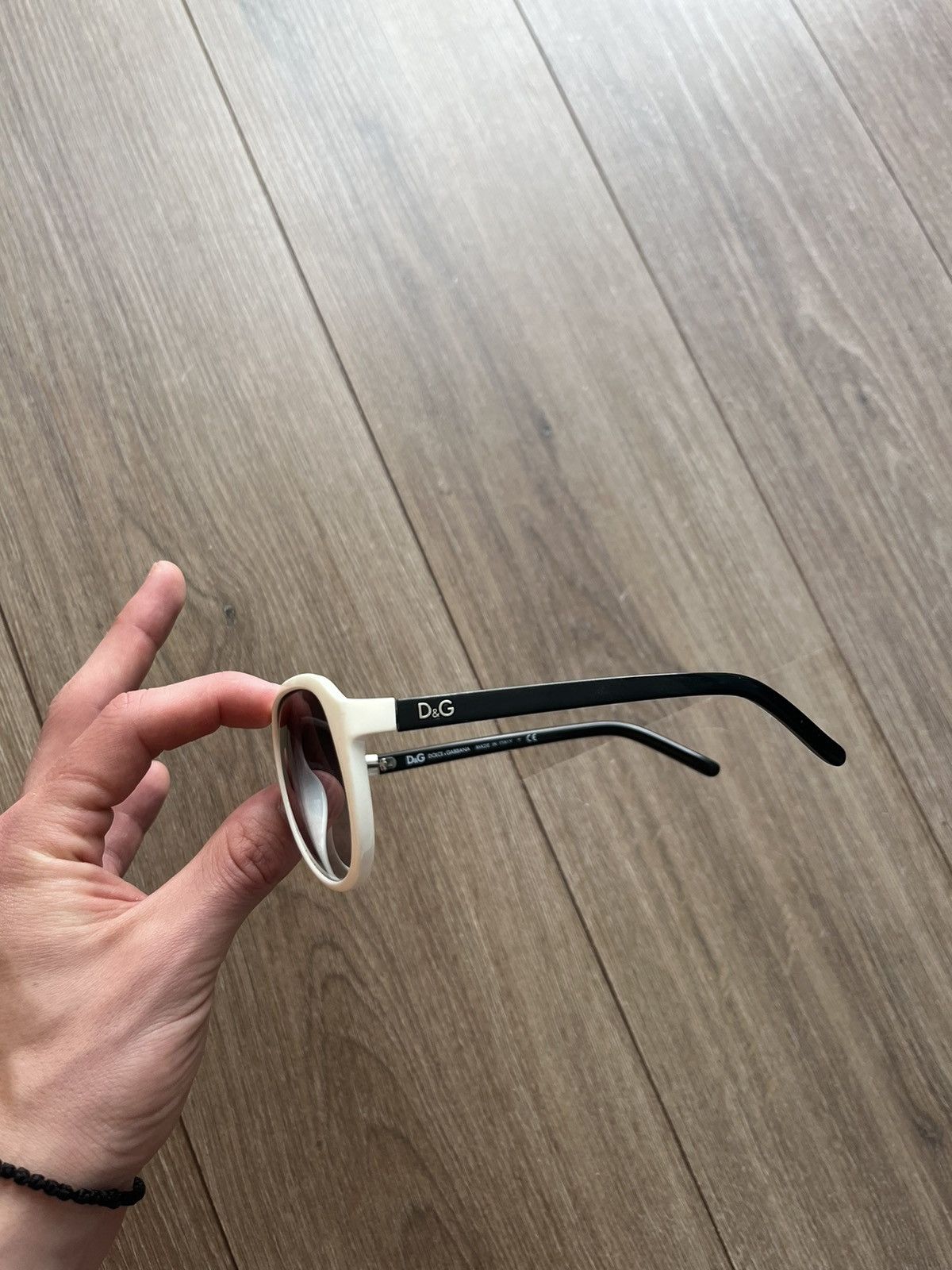 Dolce & Gabbana D&G White Sunglasses Size ONE SIZE - 5 Thumbnail