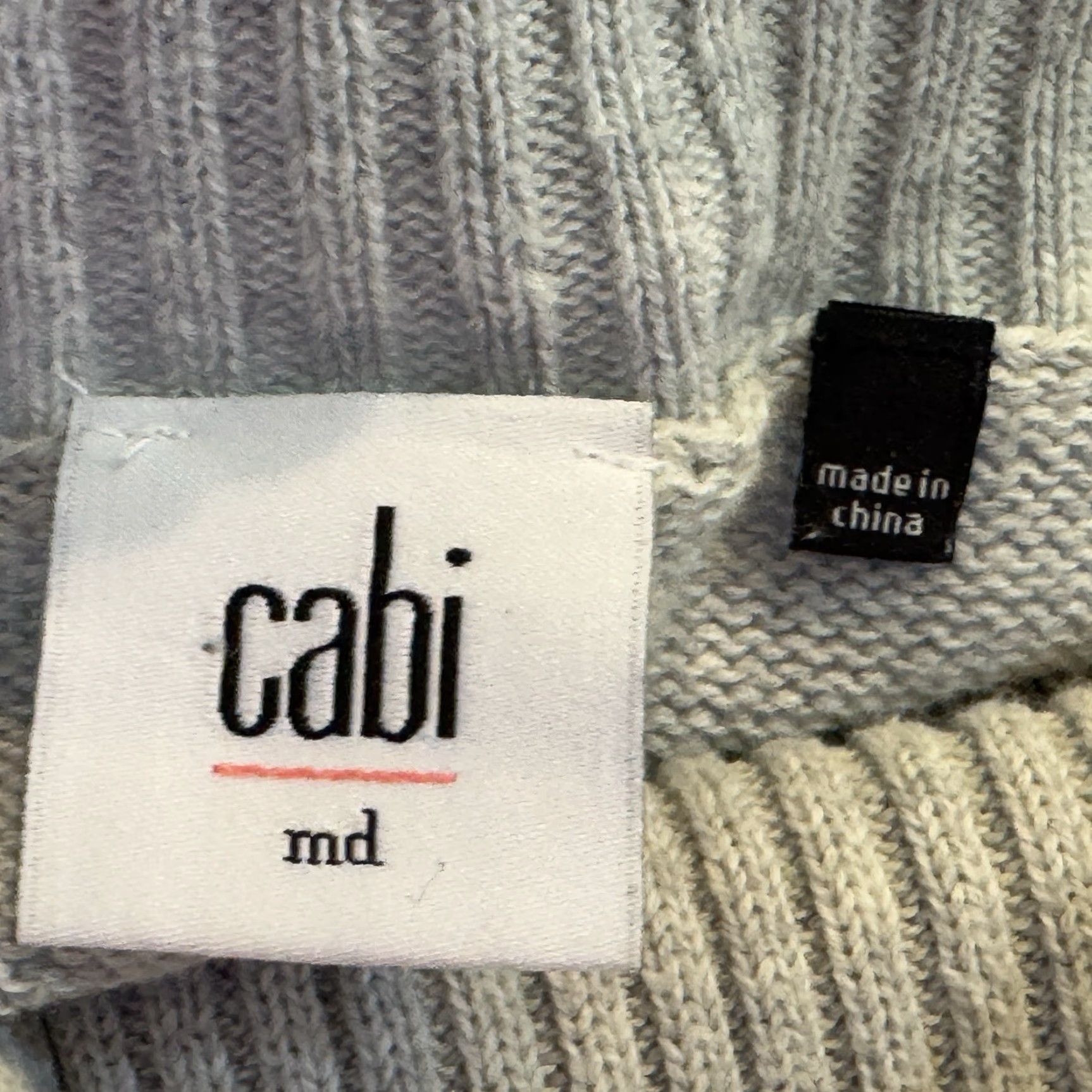 Vintage Cabi Glacier Cable Knit Poncho Cowl Pullover Sweater Oversized Gray Size Medium Womens Pullover Pockets Classic Knit Size M / US 6-8 / IT 42-44 - 7 Thumbnail