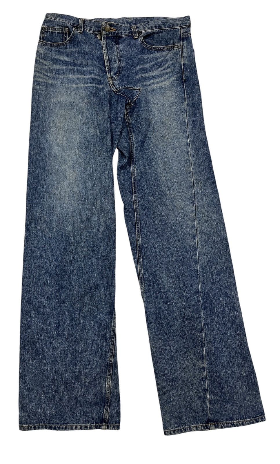 Designer × Japanese Brand × Maison MIHARA YASUHIRO Mihara yasuhiro jeans non selvedge Size US 34 / EU 50 - 1 Thumbnail