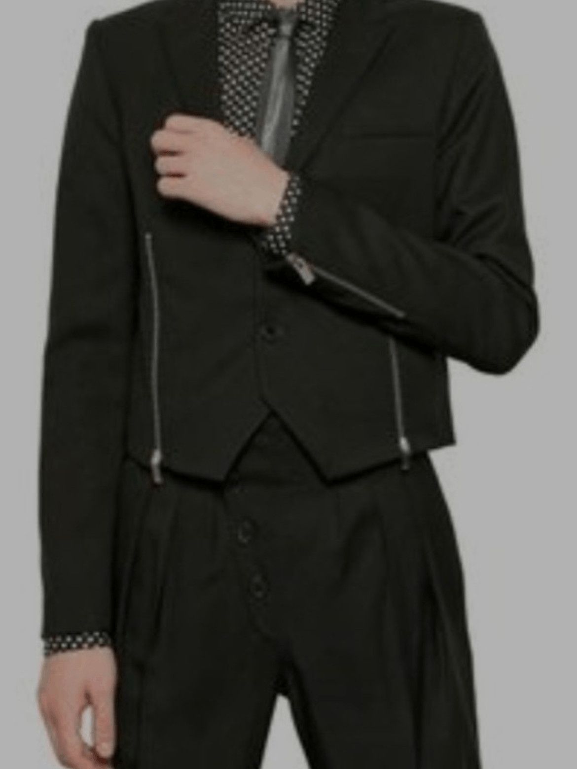 Saint Laurent Paris Sz 46 Saint Laurent Paris Runway Zipper Jacket Size US S / EU 44-46 / 1 - 8 Thumbnail