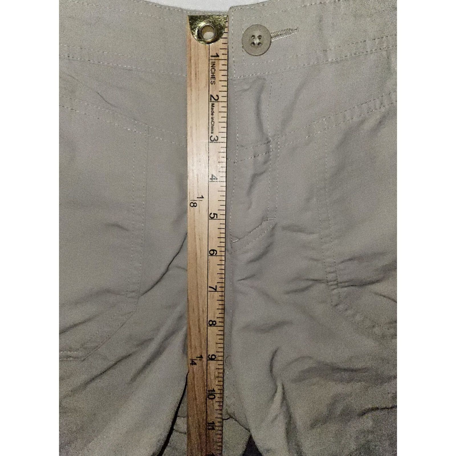 The North Face The North Face Women's Chino Shorts 8 Mid Rise Khaki Nylon Hiking Size 30" / US 8 / IT 44 - 6 Thumbnail