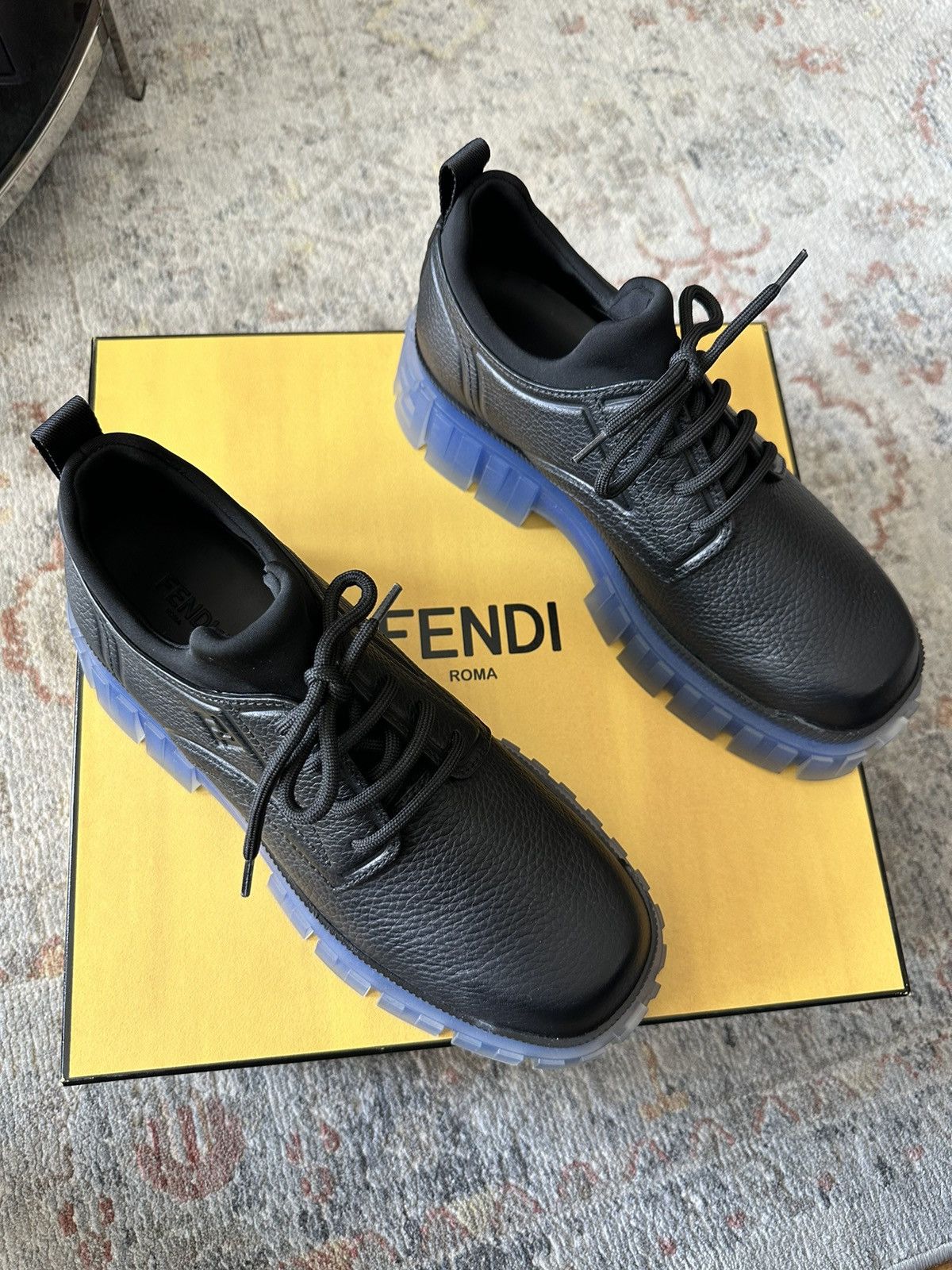 Fendi Fendi Leather Derbies size 8 US Size US 8 / EU 41 - 3 Thumbnail
