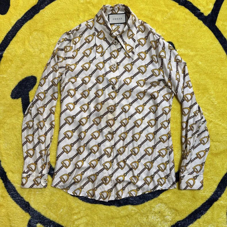 Gucci GucciGeometric pattern full-printed lapel single-breasted l Size XS / US 0-2 / IT 36-38 - 8 Thumbnail