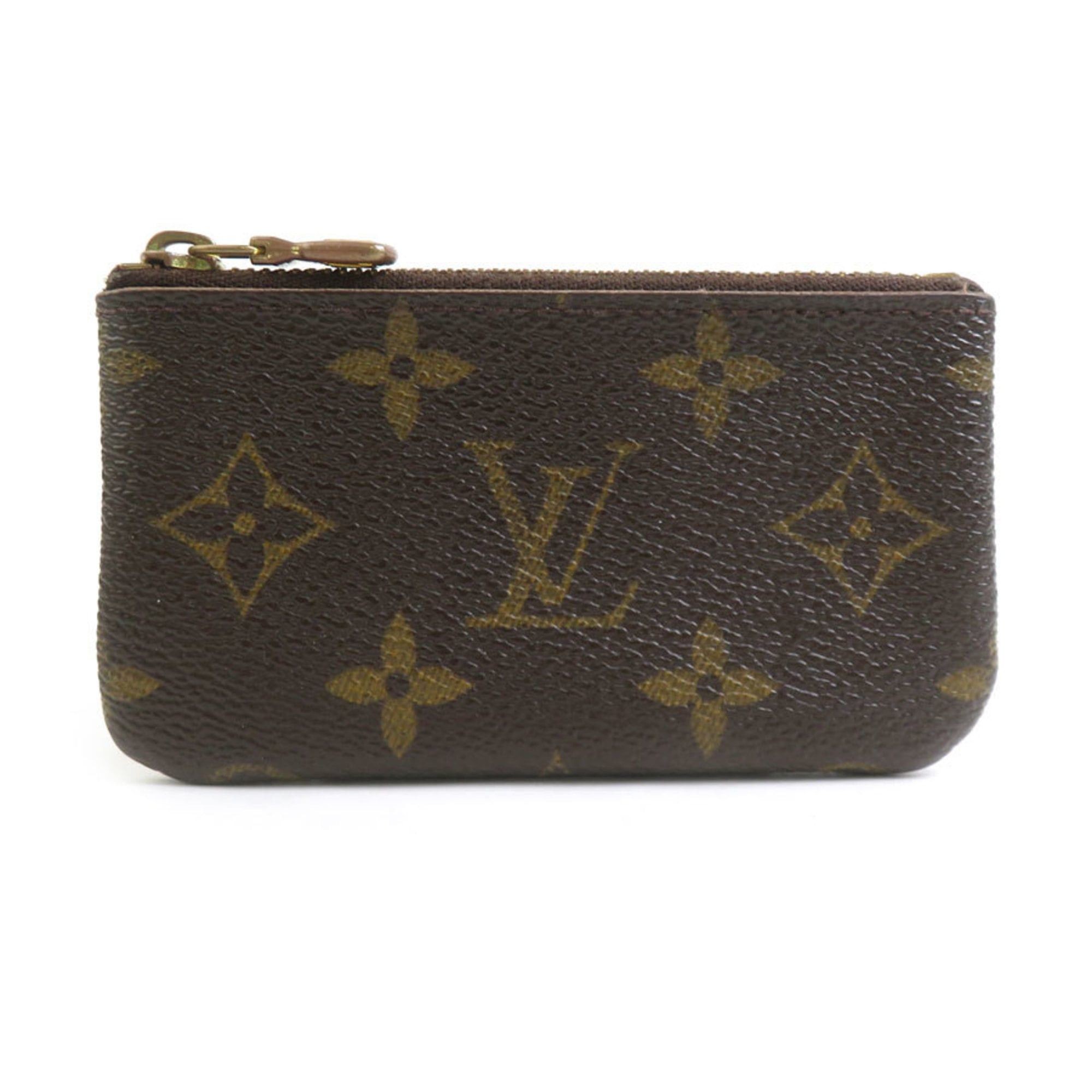 Louis Vuitton Louis Vuitton Monogram Canvas Key Case, Wallet, Coin Purse, Pochette Cle, Brown and Gold, Unisex, M62650 e61463 Size ONE SIZE - 1 Thumbnail