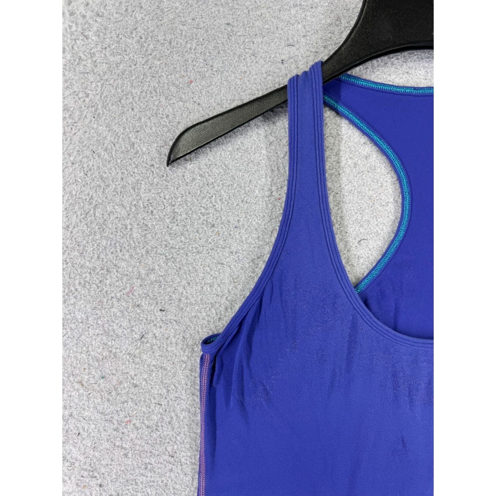 Lululemon Lululemon Shirt Women 4 Blue Cool Racerback Luon - Tank Top, Sleeveless, Jersey Knit, Regular Size 4, Casual Workwear, Activewear, 90s? Wait. Size S / US 4 / IT 40 - 3 Thumbnail