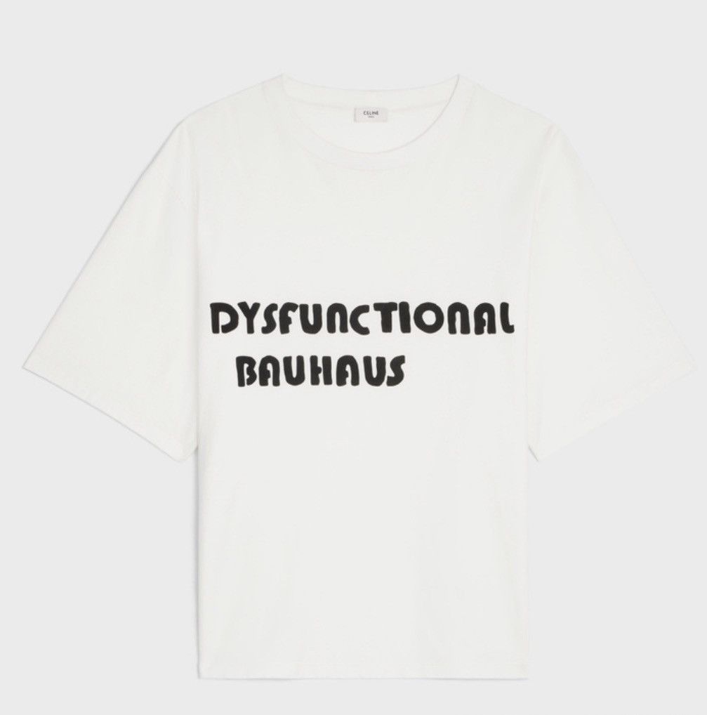 Celine Dysfunctional Bauhaus Cotton T-Shirt Size US XL / EU 56 / 4 - 1 Thumbnail