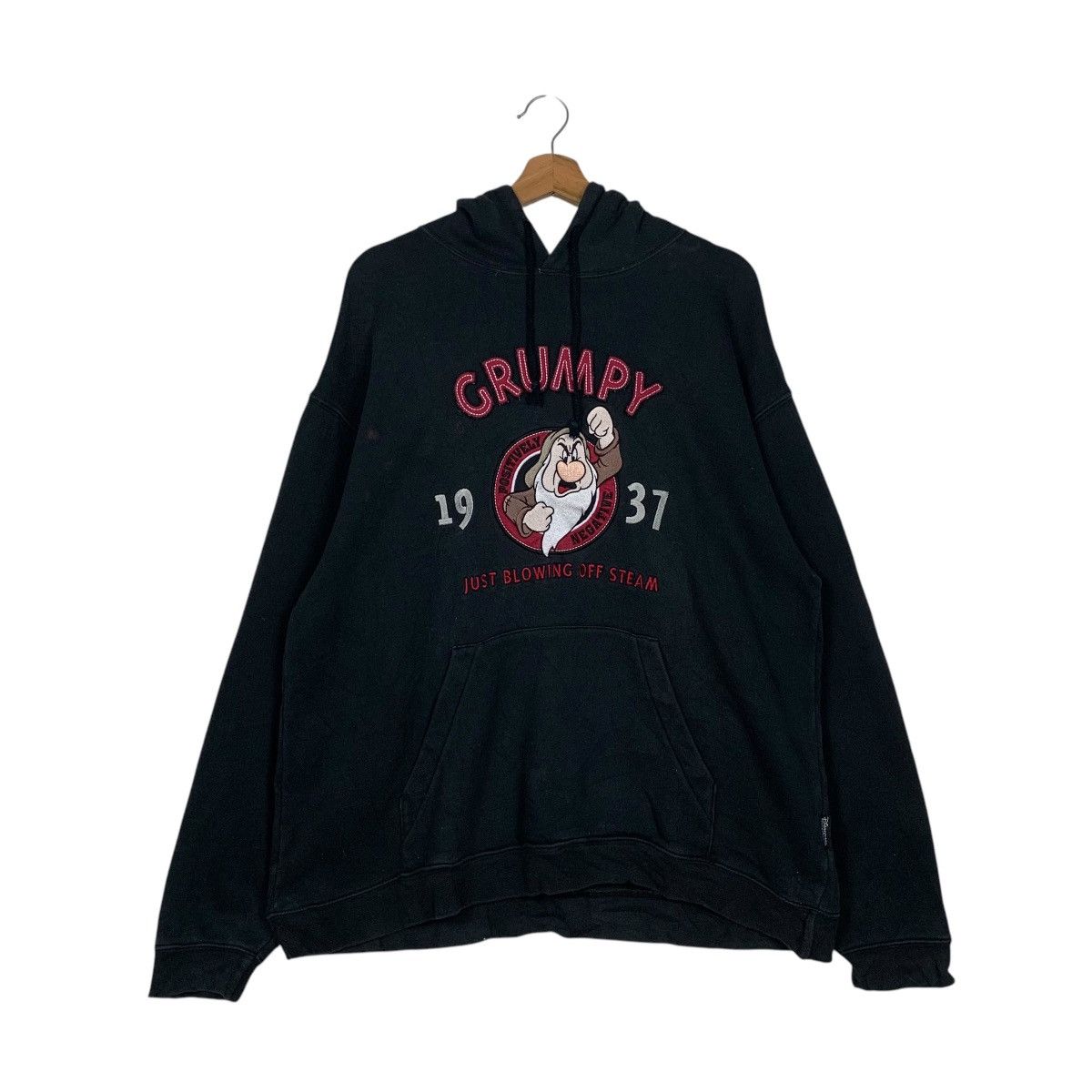 Disney DISNEYLAND RESORT GRUMPY Big Logo Hoodie Pullover #2666-C119 Size US L / EU 52-54 / 3 - 10 Thumbnail