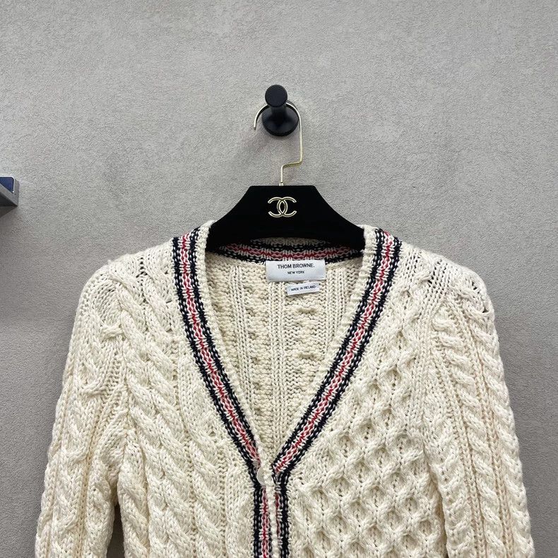 Thom Browne Thom Browne Apricot knit cardigan Size XS / US 0-2 / IT 36-38 - 4 Thumbnail