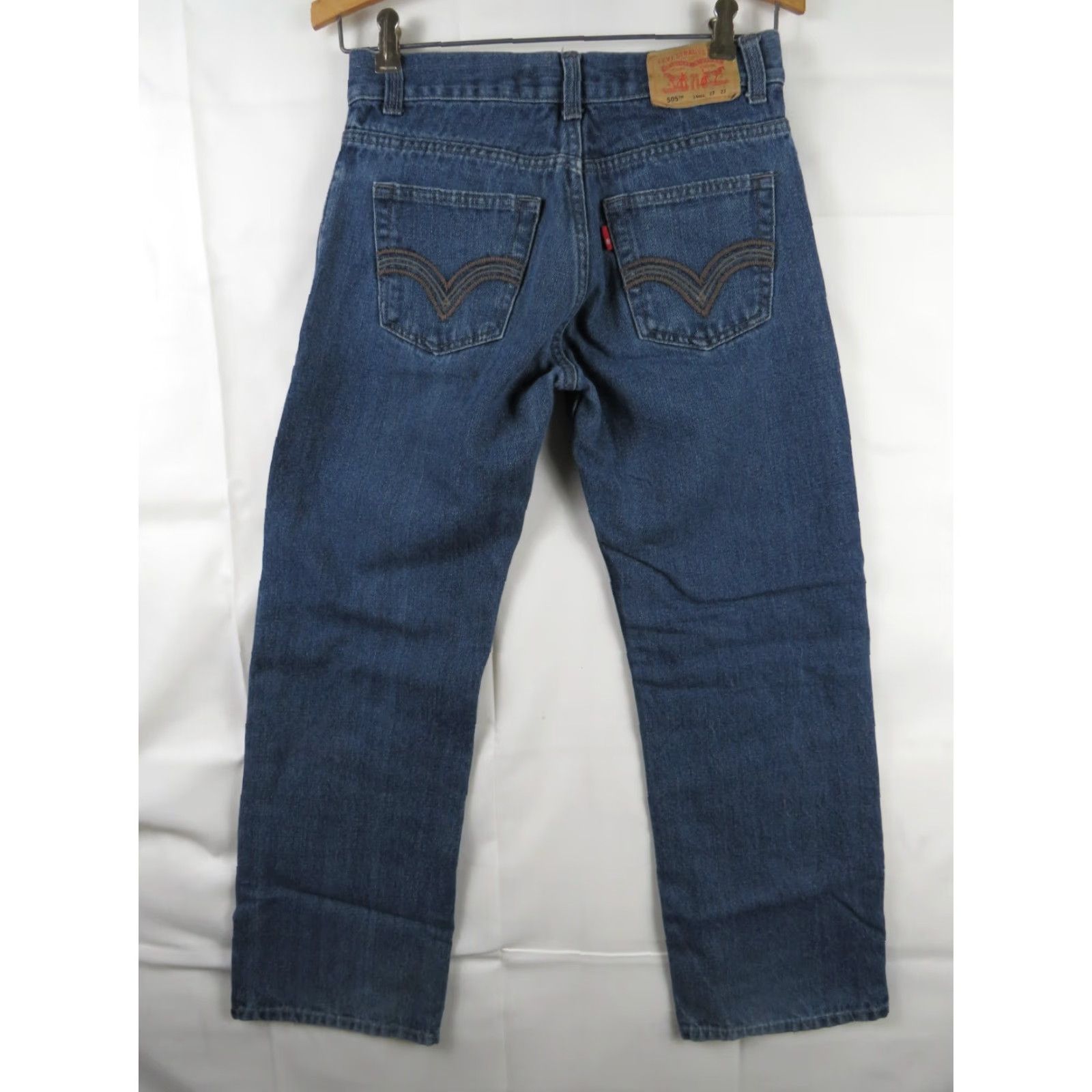 Levi's VINTAGE Levi's 505 Jeans Denim Straight 27X27 Blue Relaxed Regular Men Size US 27 - 6 Thumbnail