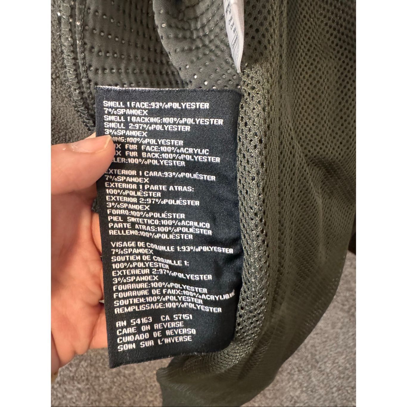 Guess GUESS Women’s Black Hooded Zip-Up Jacket Coat Size M Size M / US 6-8 / IT 42-44 - 7 Thumbnail
