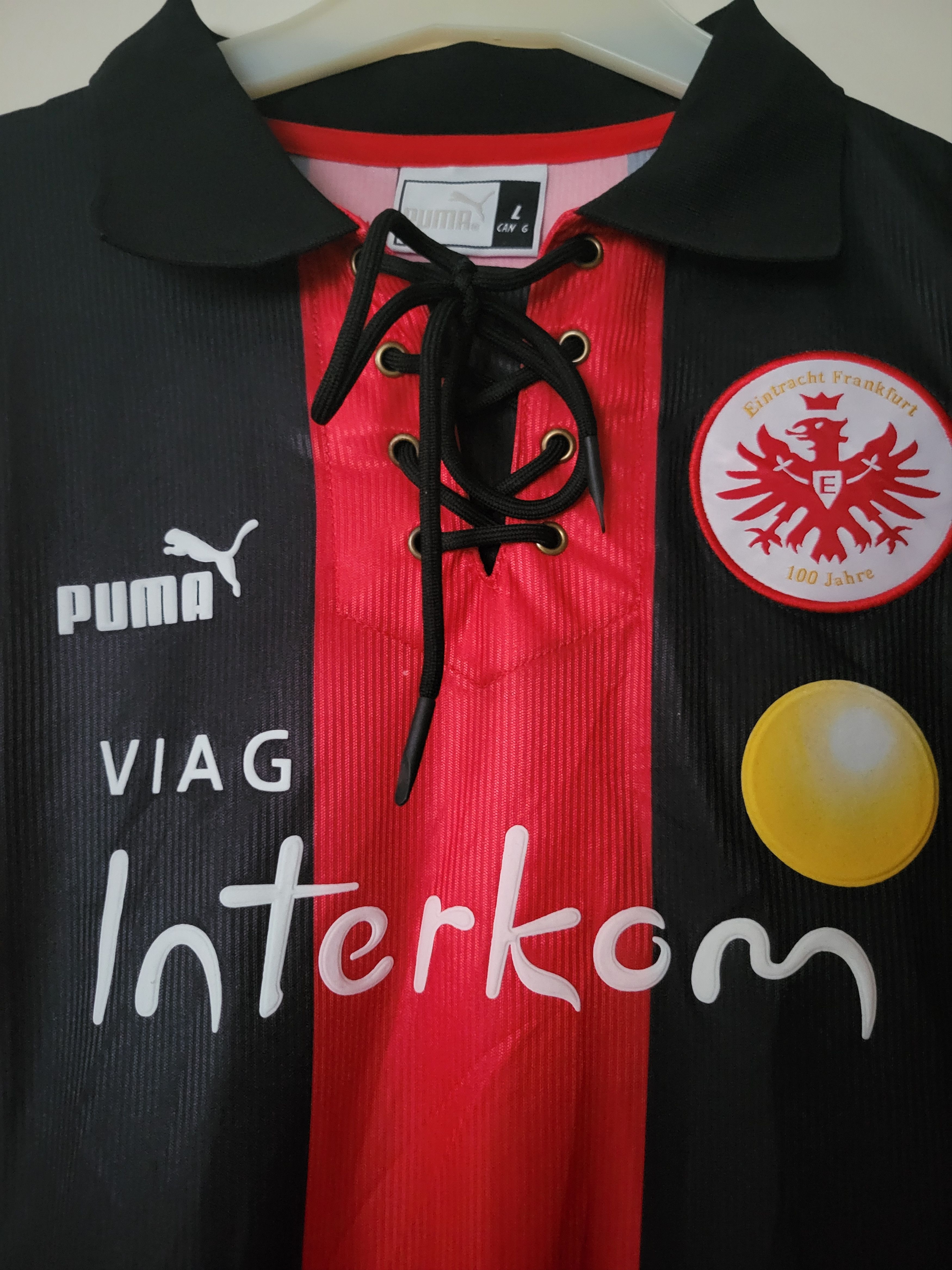 Other Eintracht Frankfurt 1998-2000 Fußball vintage Trikot Jersey Size US L / EU 52-54 / 3 - 2 Thumbnail