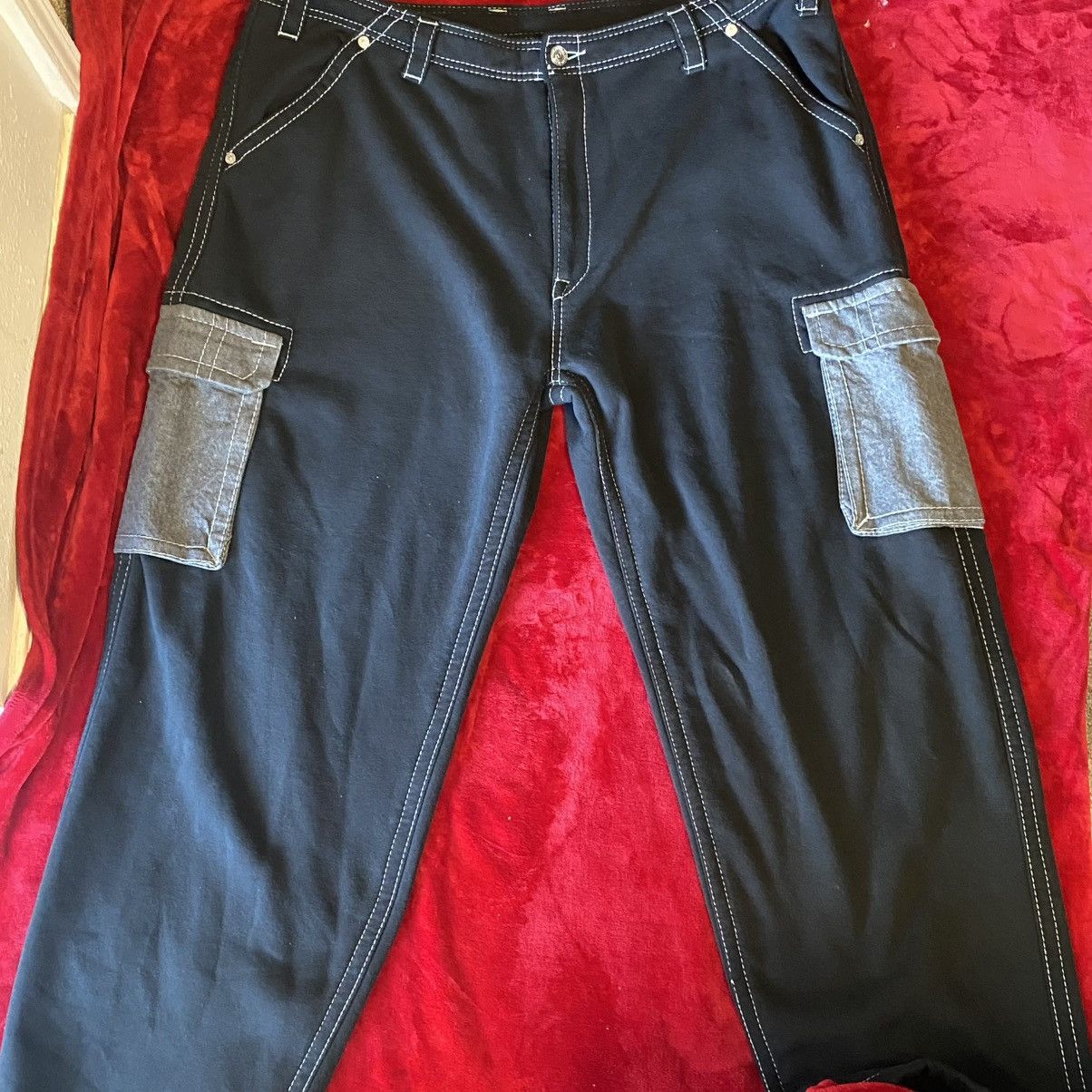 True Religion True Religion Heavyweight Fleece Big T Baggy Cargo Pants Size US 44 / EU 60 - 1 Thumbnail