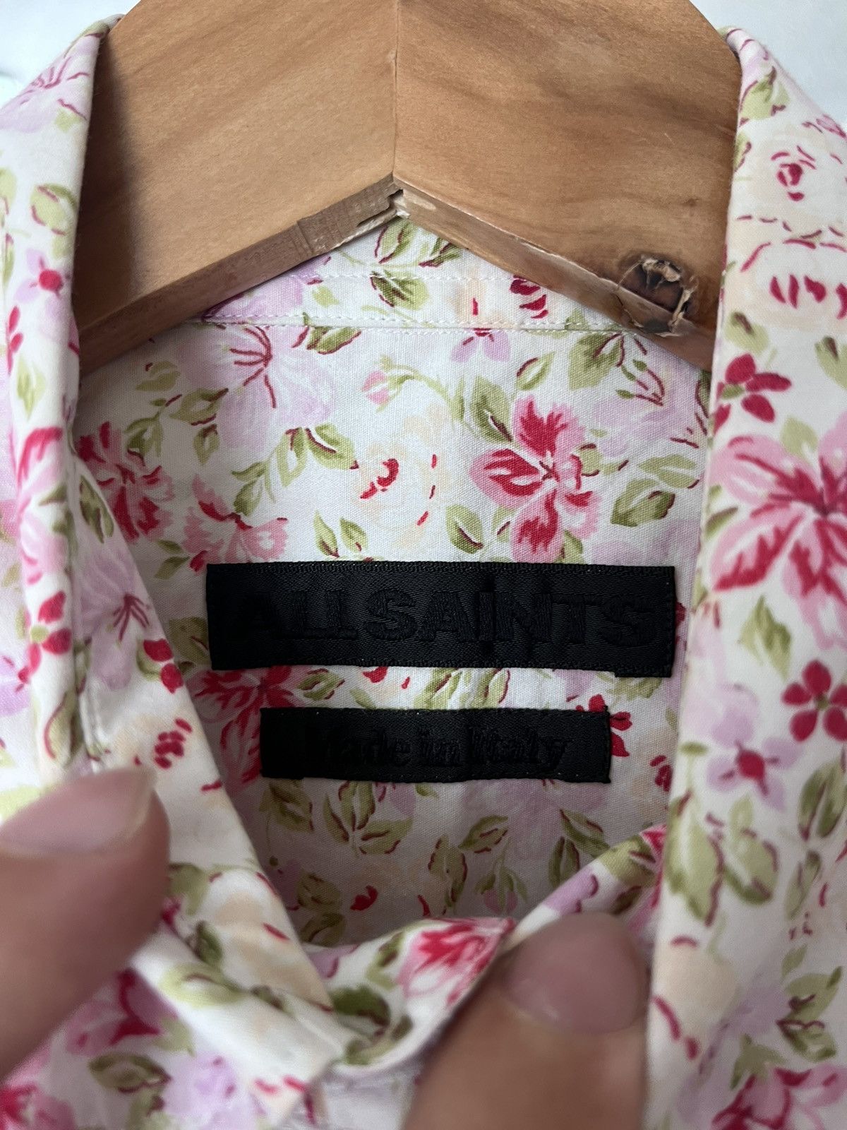 Allsaints Allsaints Flowered Hawaiian Summer Shirt Short Sleeve Flower Size US M / EU 48-50 / 2 - 3 Thumbnail
