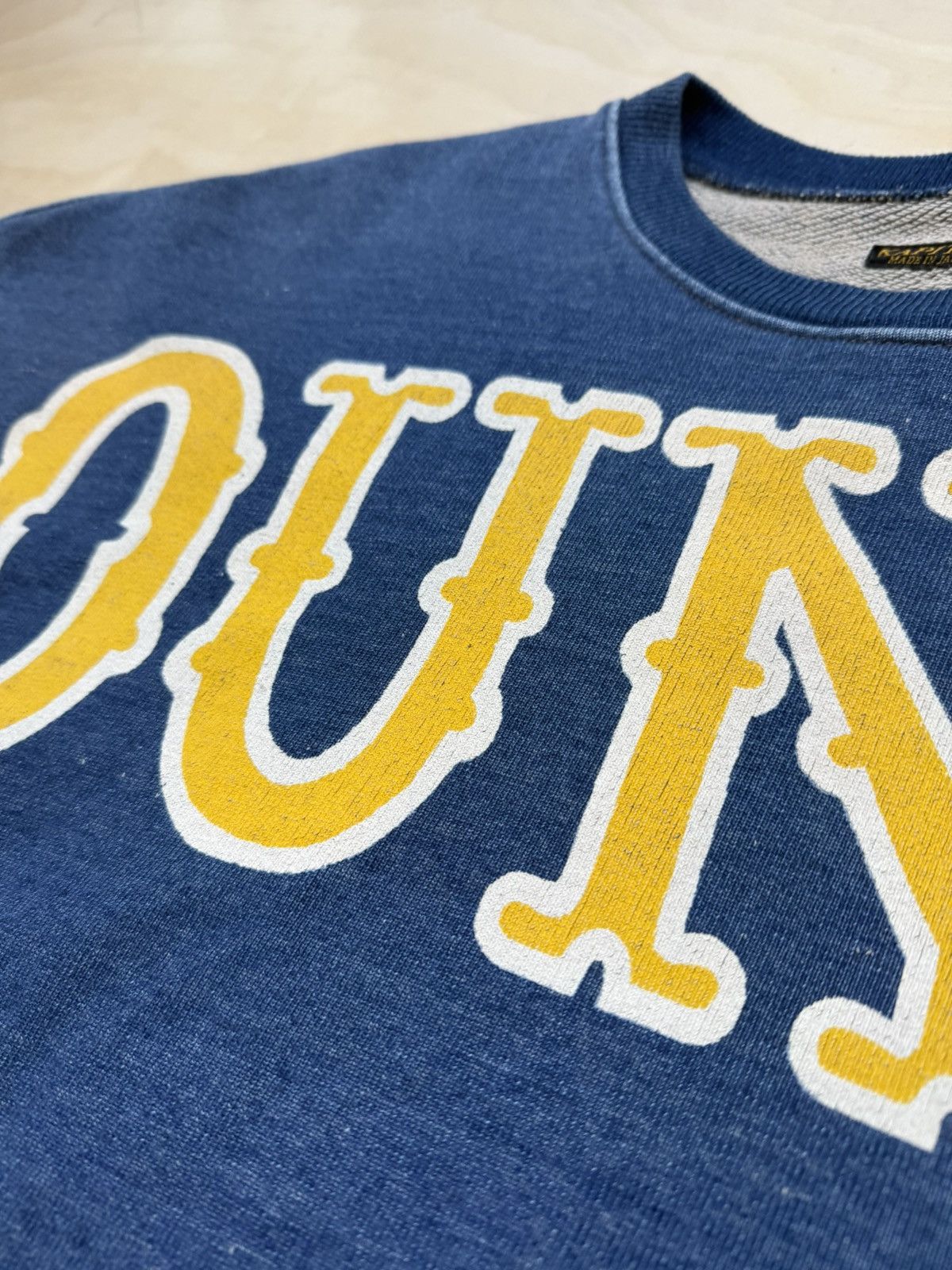 Kapital Kountry Kountry | Kapital | Indigo Crew Neck Sweatshirt | (5) XL Size US XL / EU 56 / 4 - 5 Thumbnail